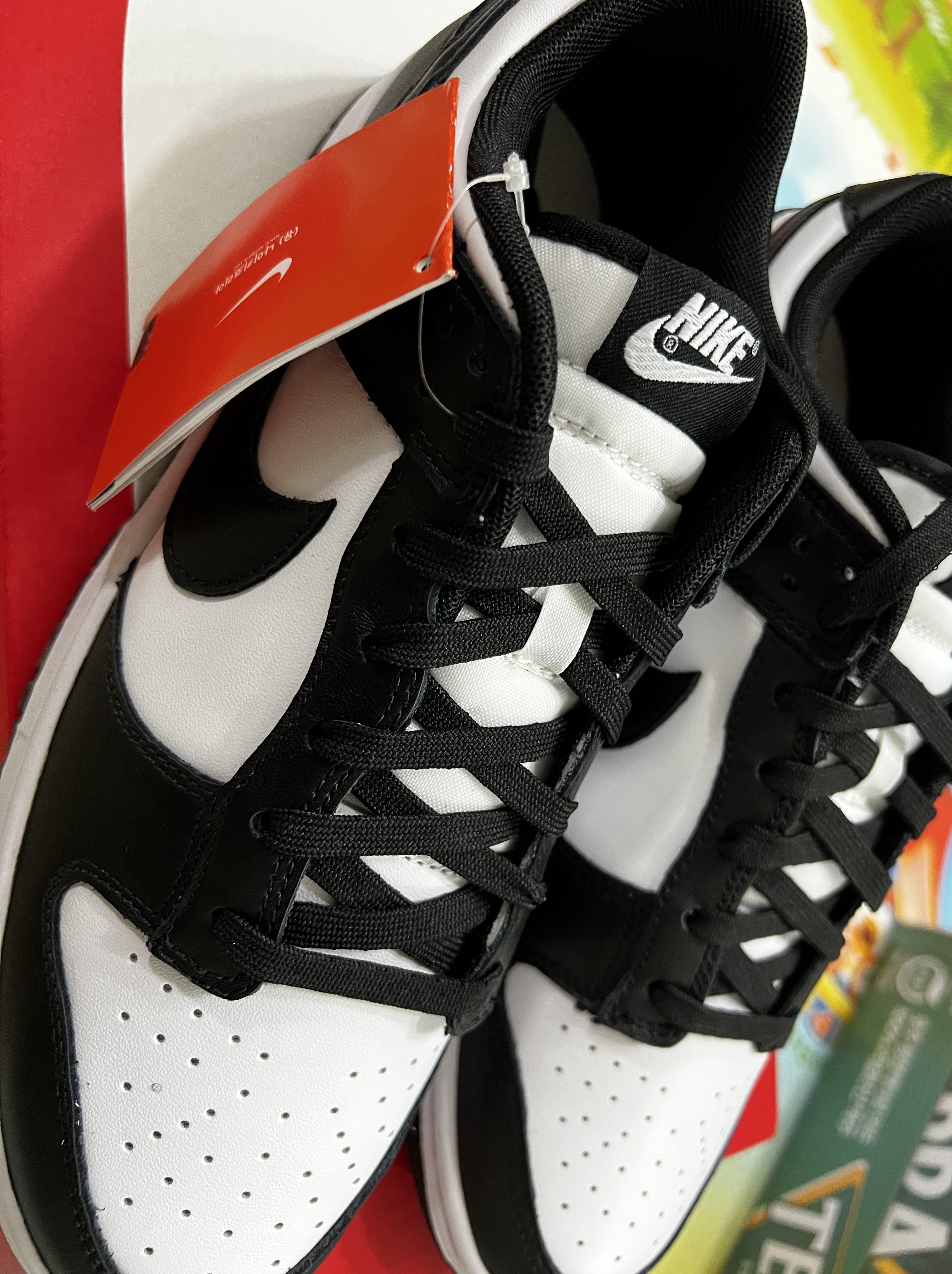 Nike Dunk Low Retro Black 착용 스타일 - 1