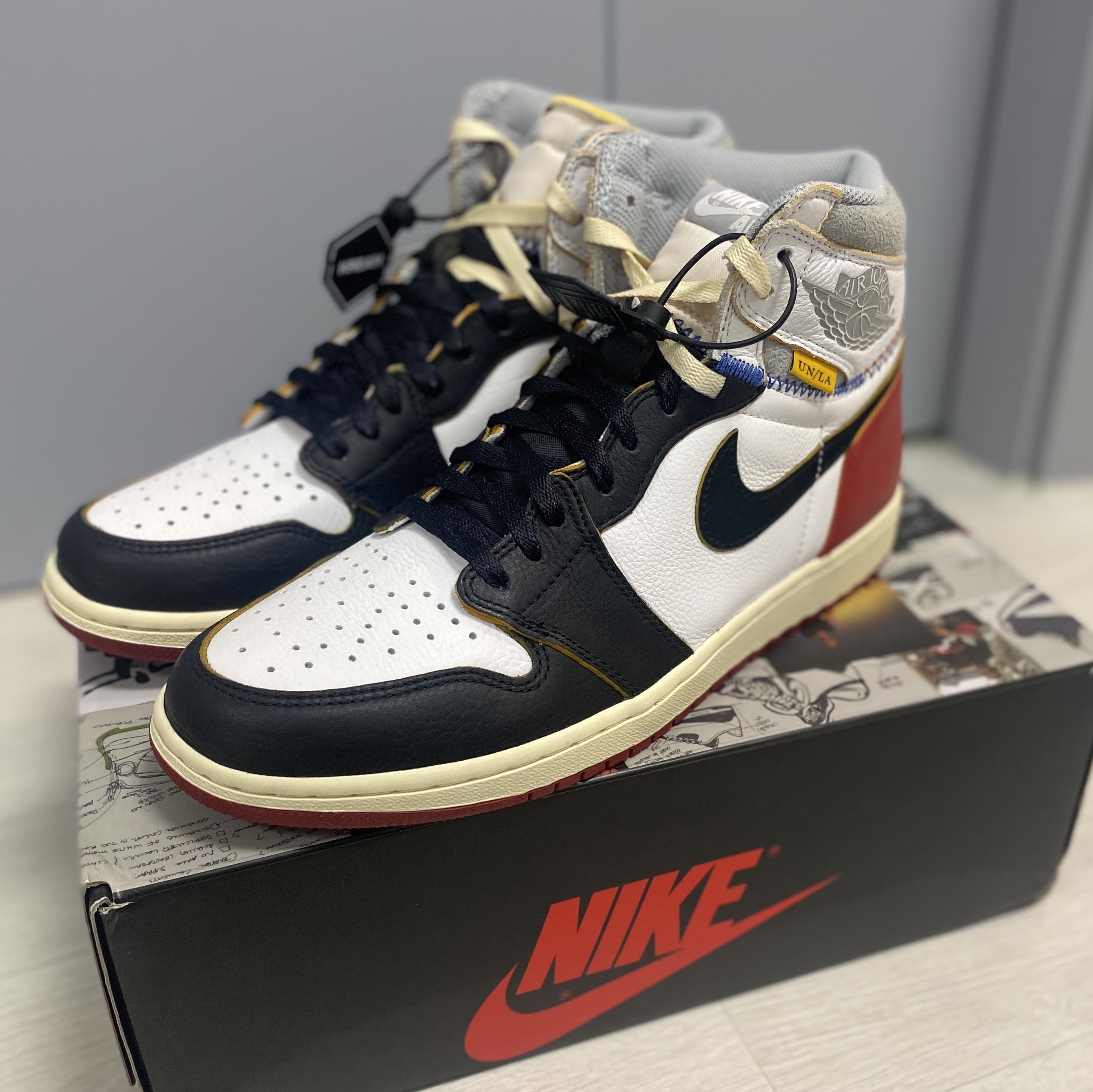 Jordan 1 x Union Retro High Black Toe 착용 스타일