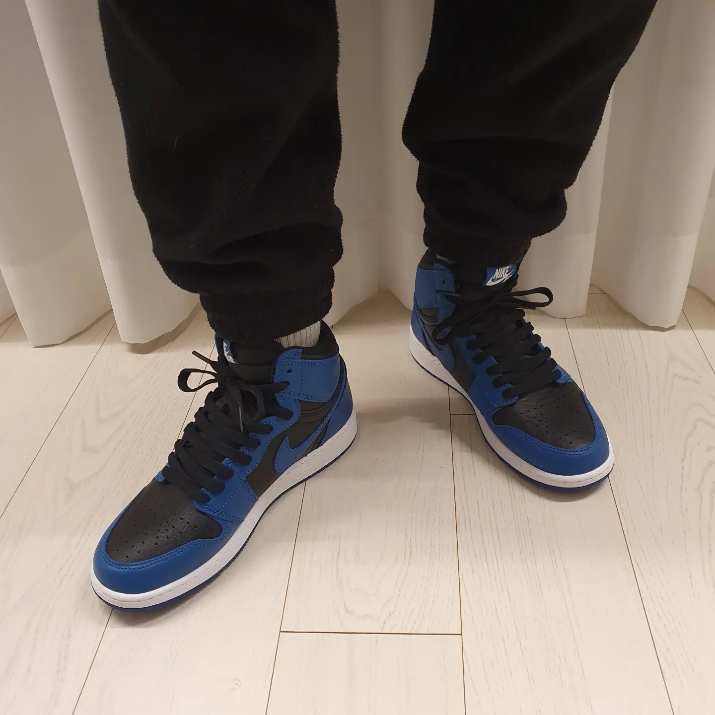 (GS) Jordan 1 Retro High OG Dark Marina Blue 착용 스타일