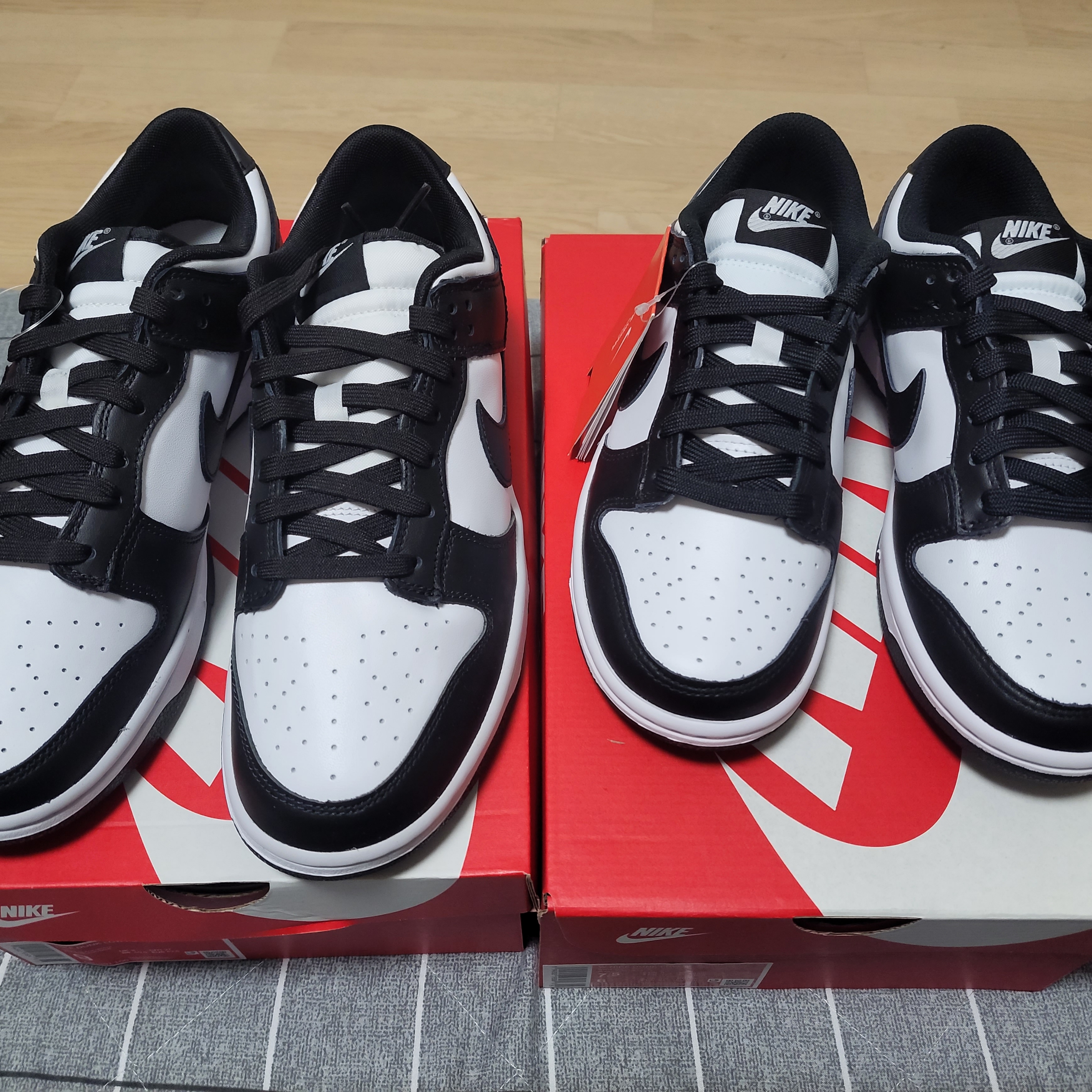 (W) Nike Dunk Low Black, Nike Dunk Low Retro Black 착용 스타일 - 3