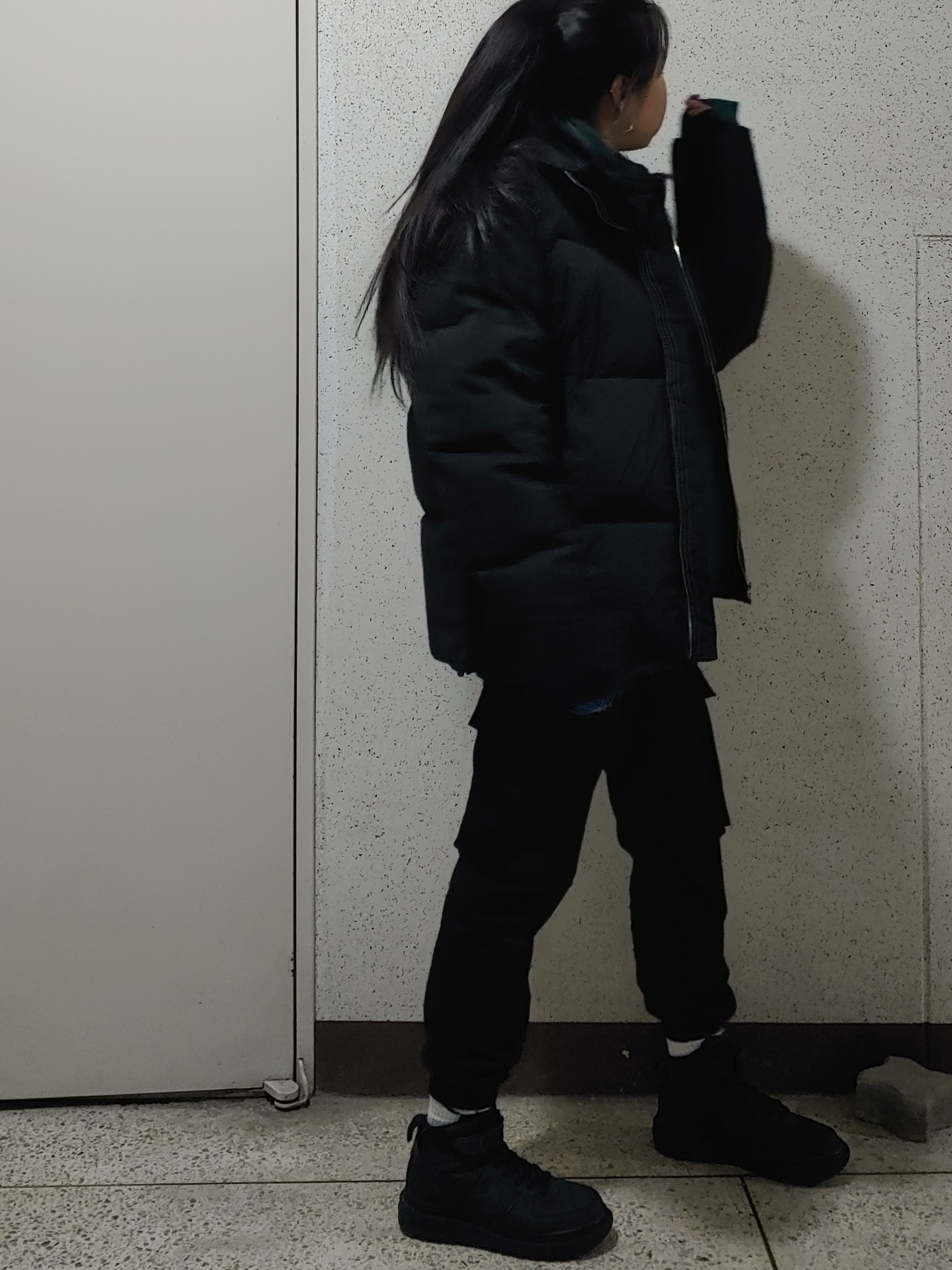 Jordan 1 KO Storm Blue, Nike Air Force 1 Boot Black Anthracite 착용 스타일 - 2