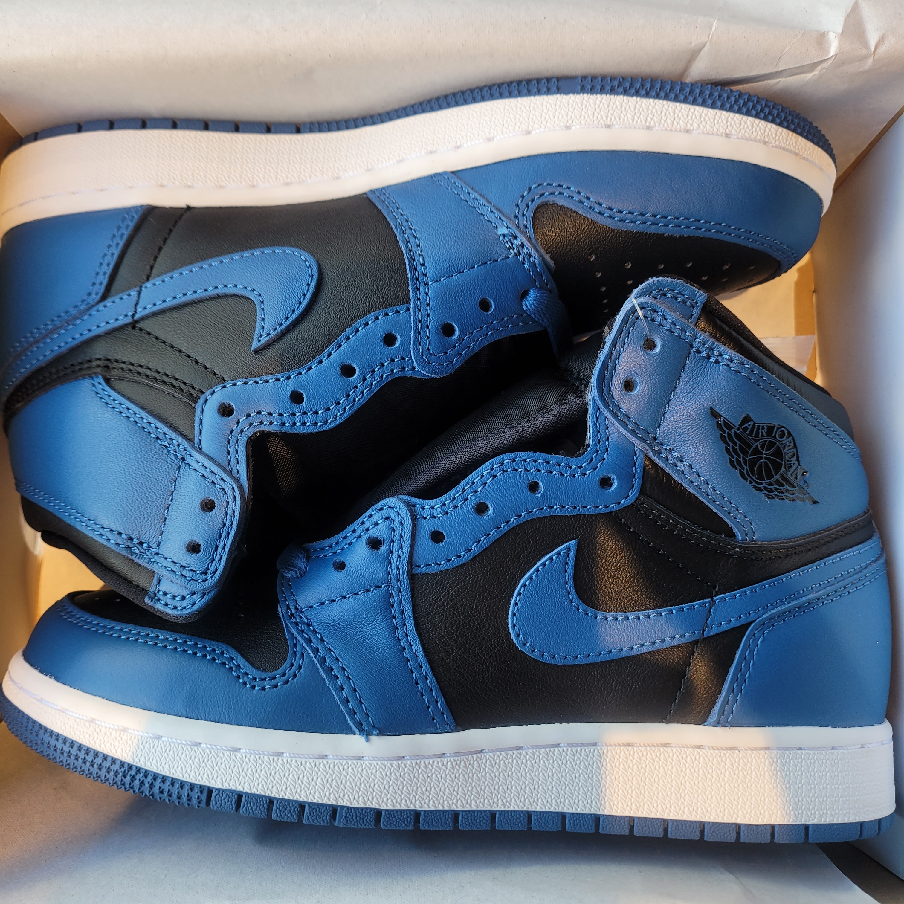 (GS) Jordan 1 Retro High OG Dark Marina Blue 착용 스타일