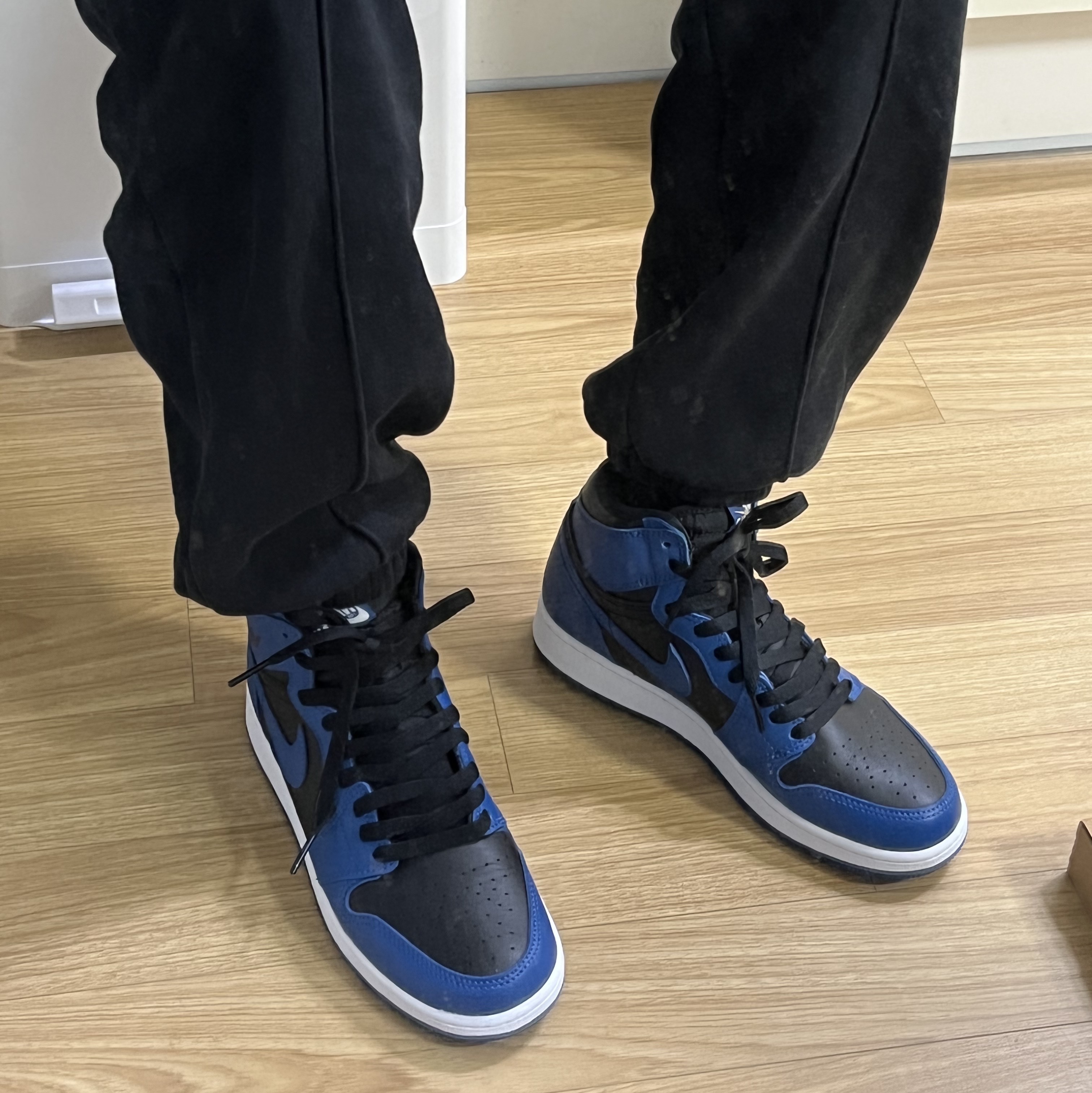(GS) Jordan 1 Retro High OG Dark Marina Blue, Jordan 1 Retro High OG Dark Marina Blue 착용 스타일 - 4