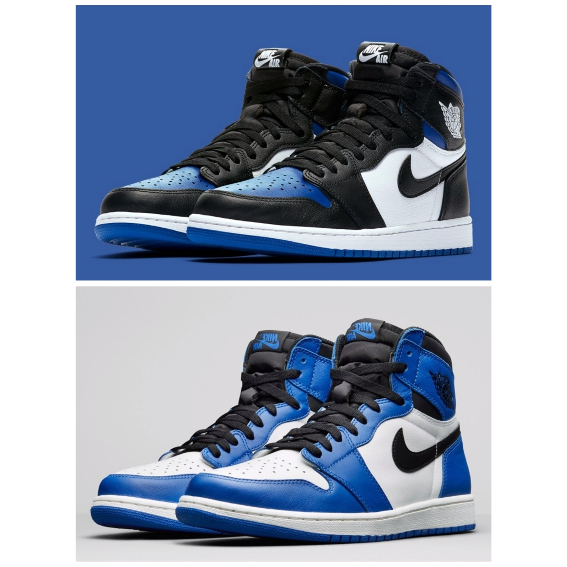Jordan 1 Retro High OG Dark Marina Blue, Jordan 1 x Fragment Retro High OG 착용 스타일 - 2