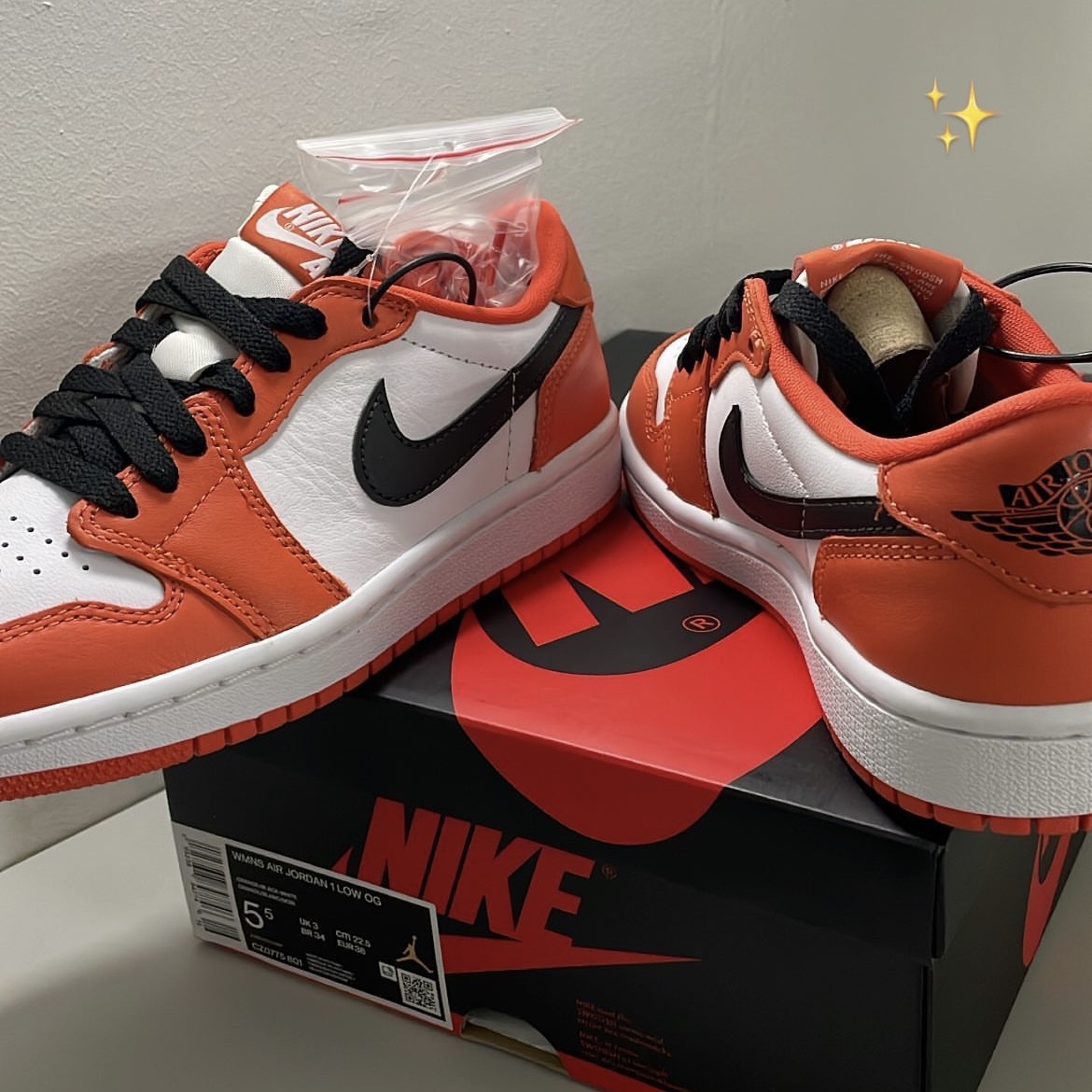 Jordan 1 Low OG Starfish 착용 스타일