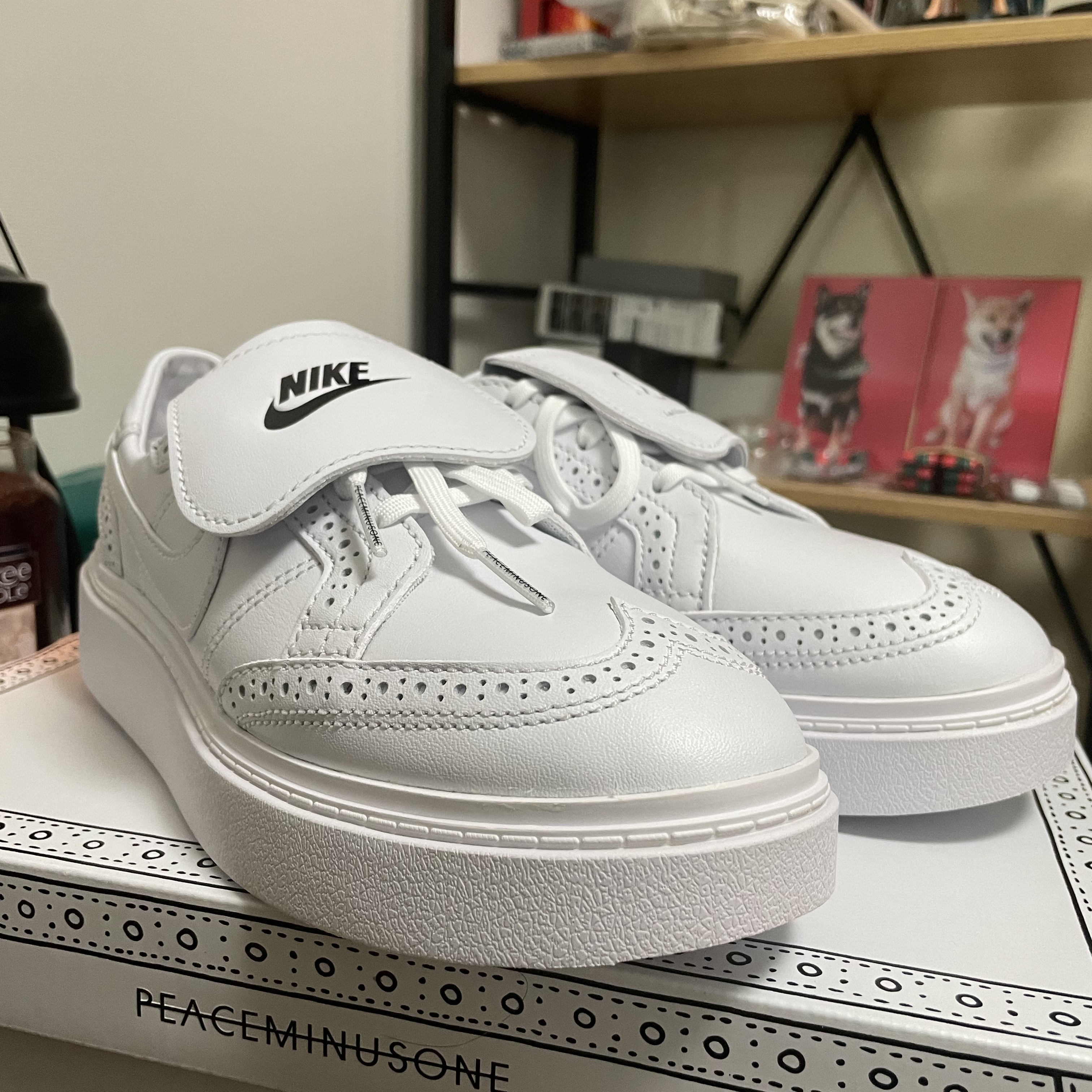 Nike x Peaceminusone Kwondo1 White 착용 스타일