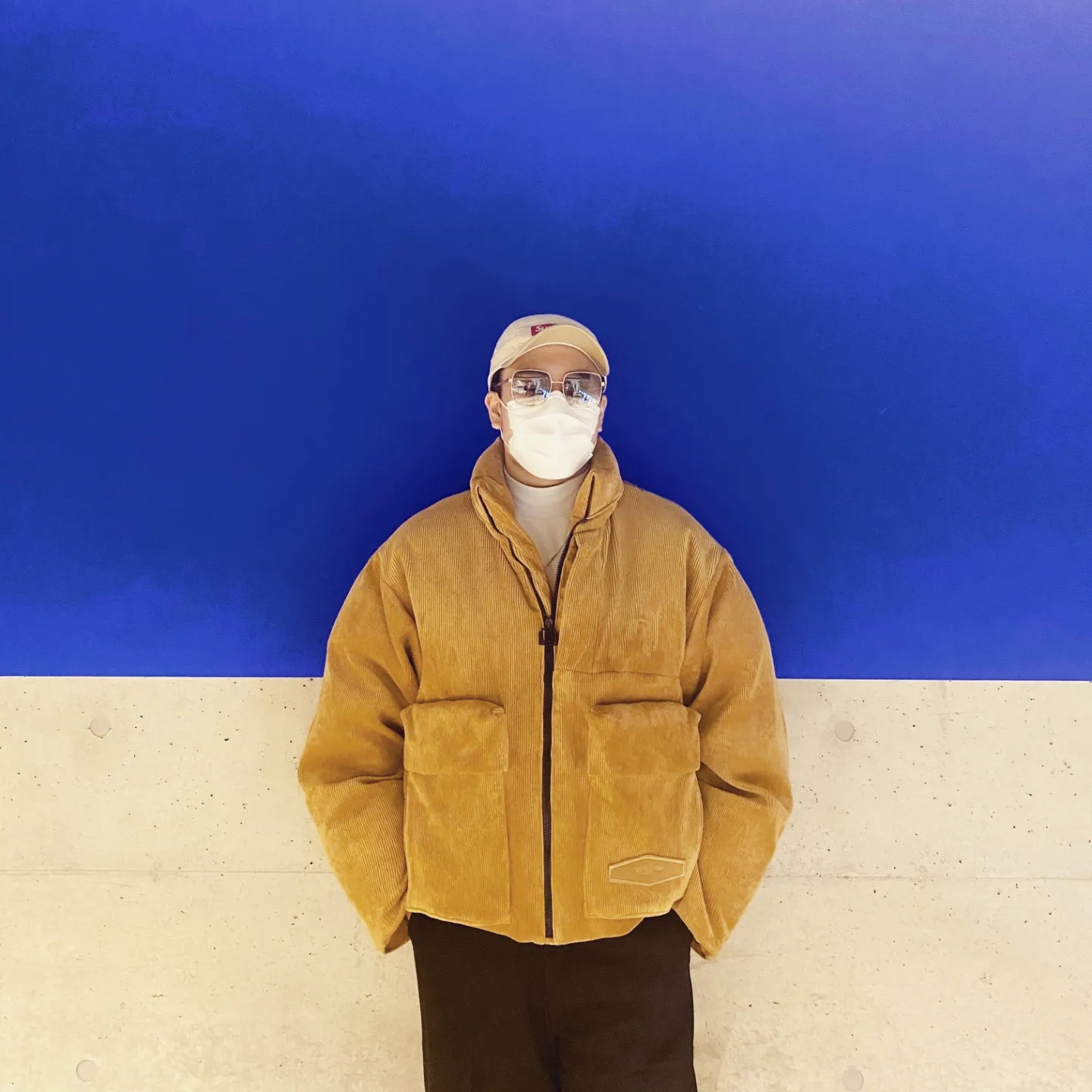 Supreme Waxed Cotton Camp Cap Natural - 21FW 착용 스타일 - 1