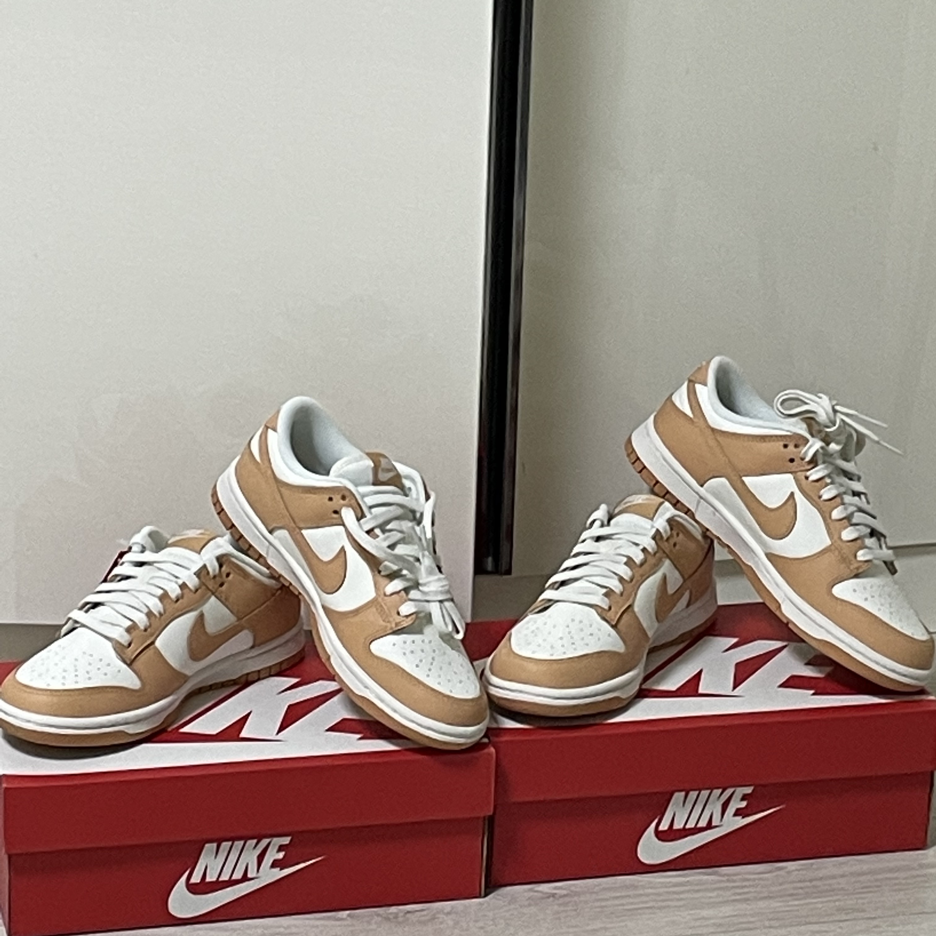 (W) Nike Dunk Low Harvest Moon 착용 스타일