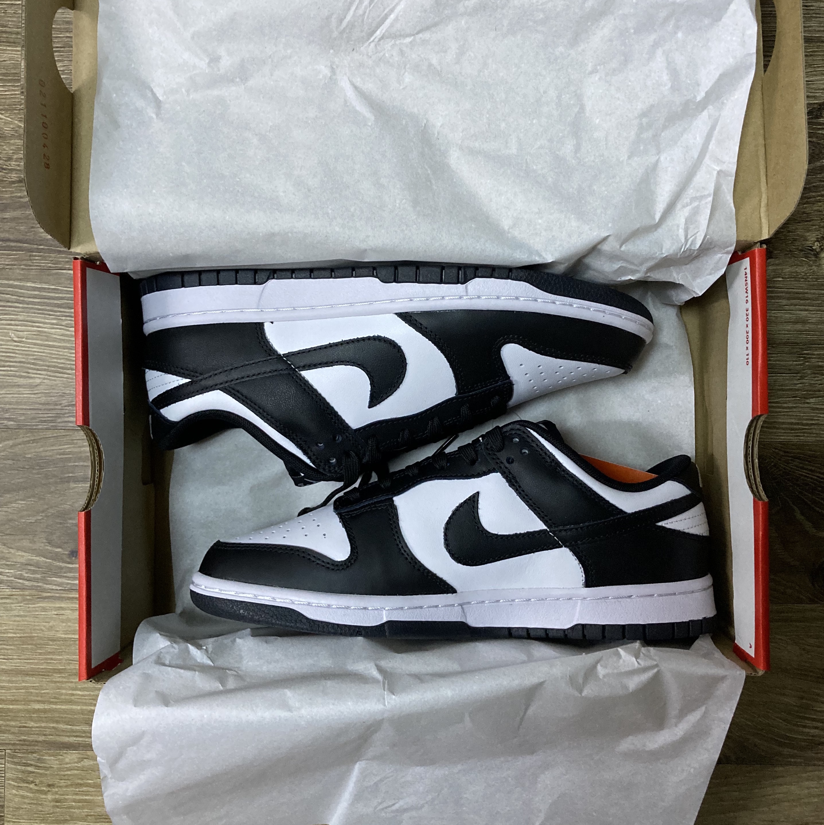 Nike Dunk Low Retro Black, (W) Nike Dunk Low Black 착용 스타일 - 1