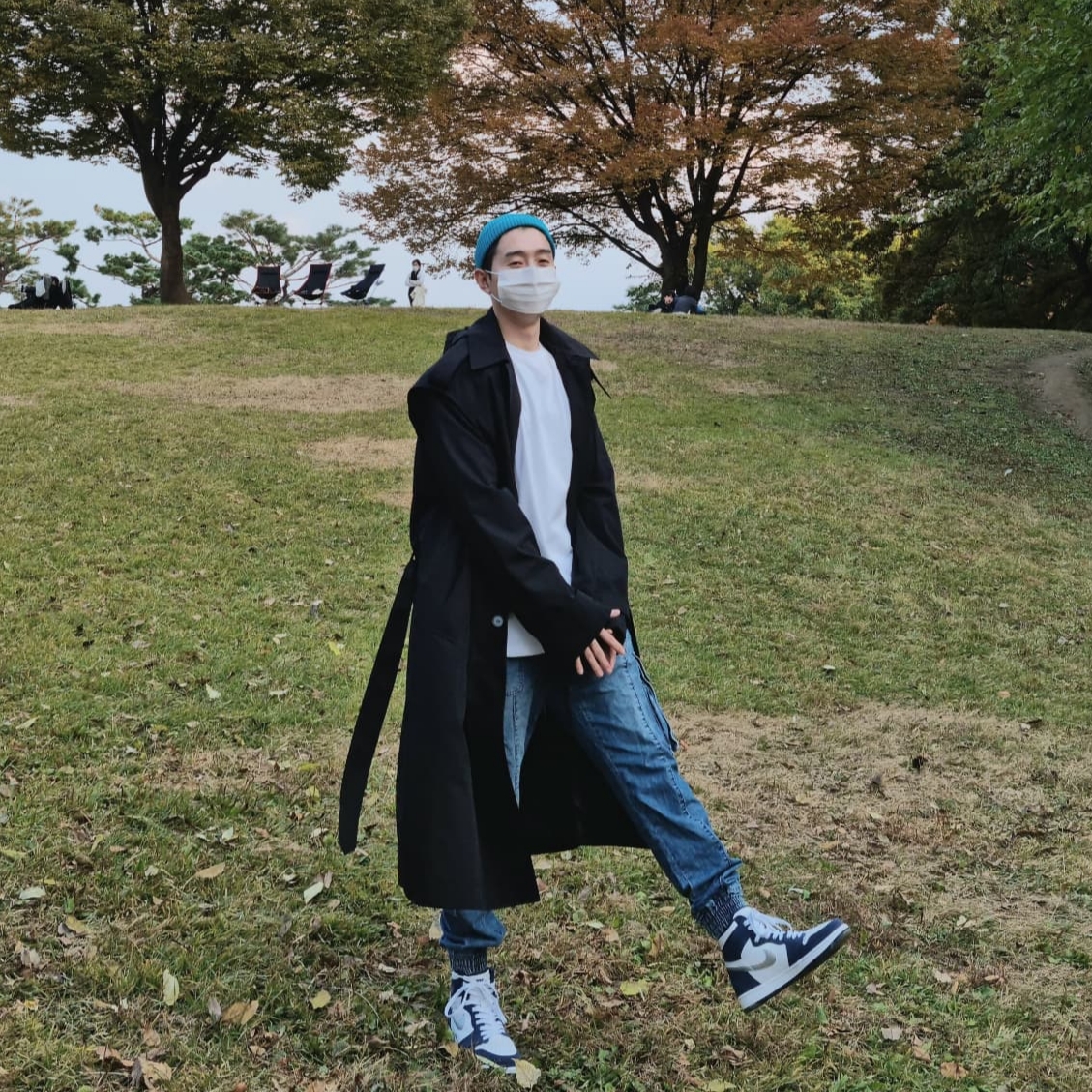 Jordan 1 Retro High OG CO.JP Midnight Navy 착용 스타일