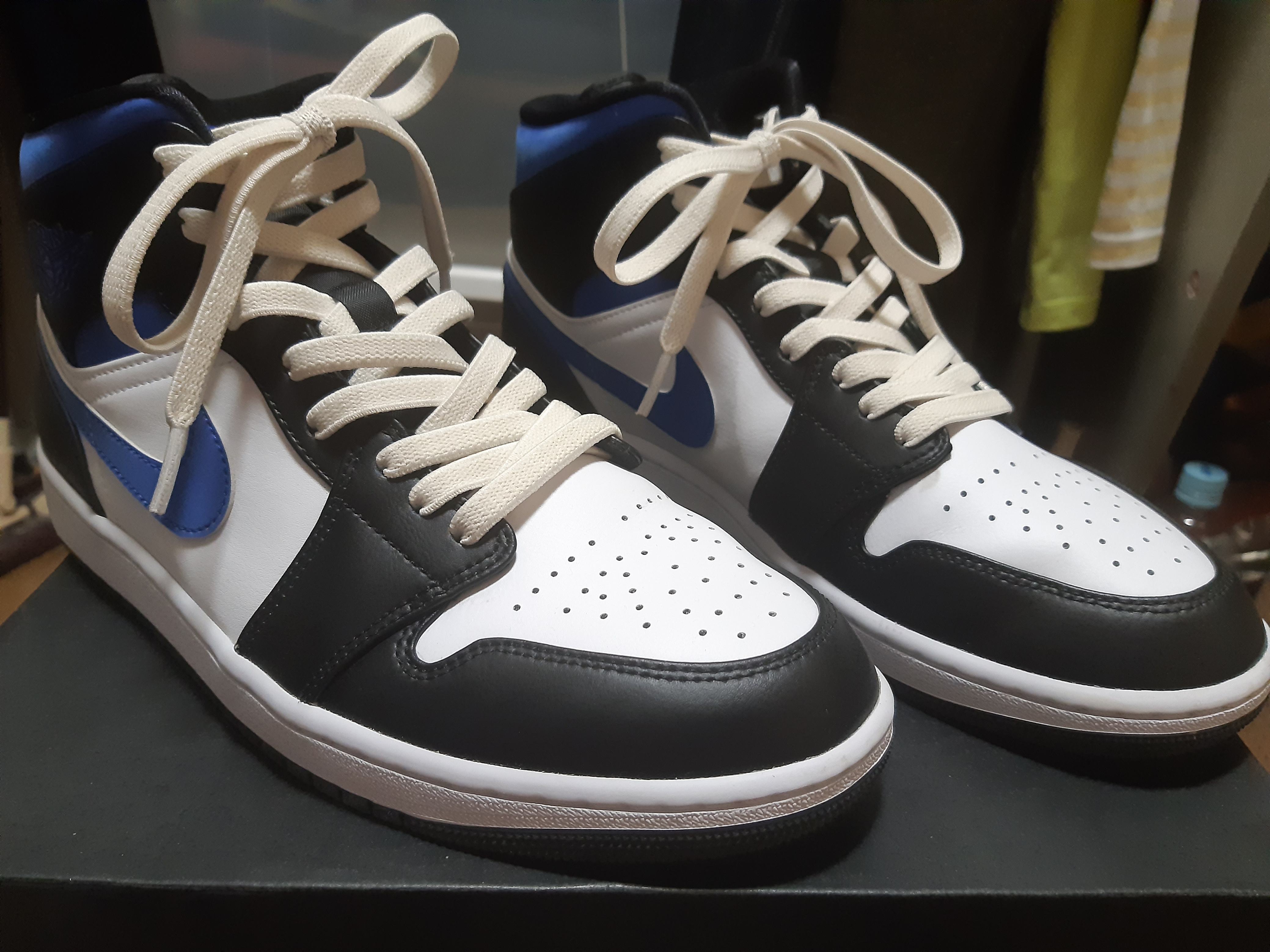 Jordan 1 Mid Racer Blue 착용 스타일