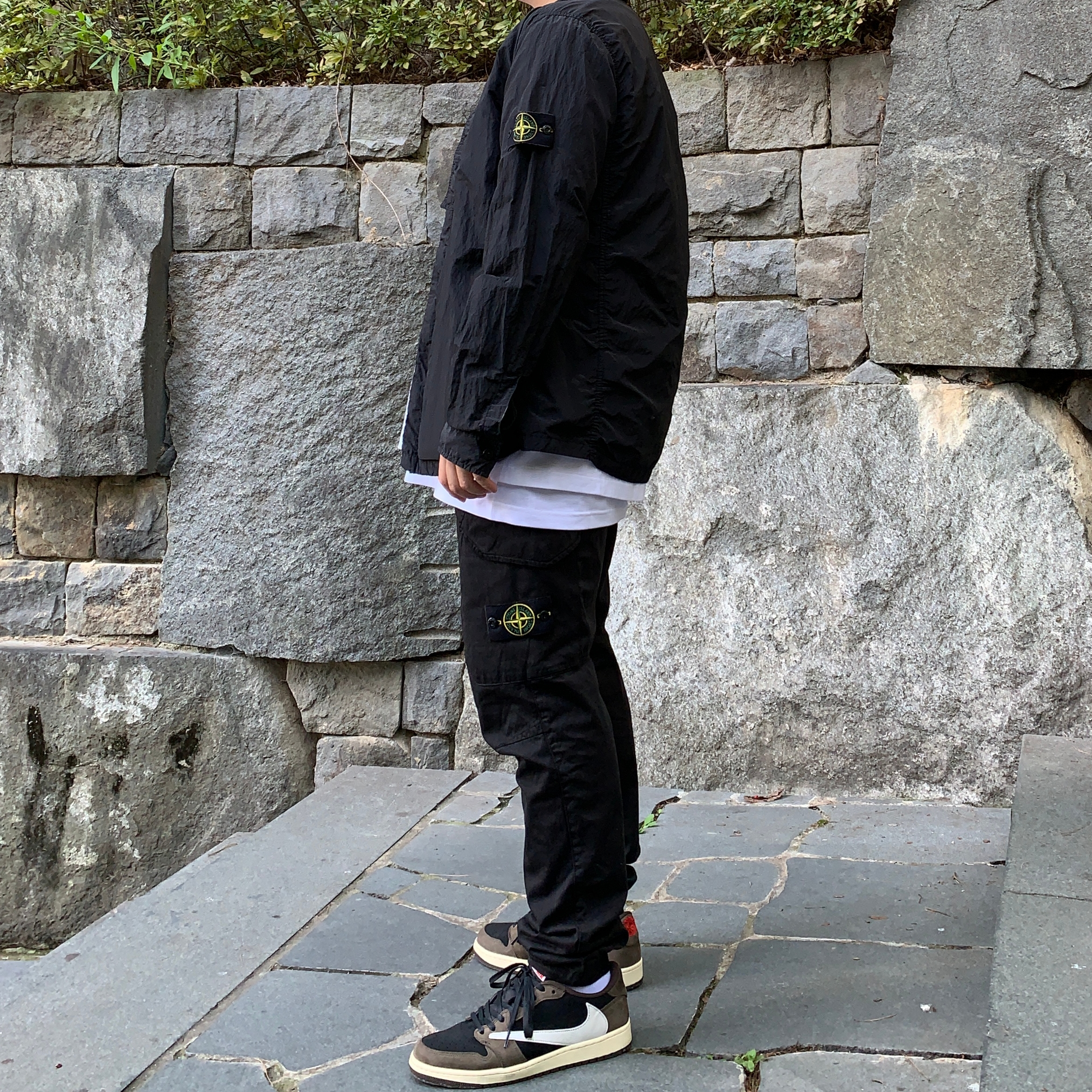Jordan 1 x Travis Scott Retro Low OG SP Mocha 착용 스타일