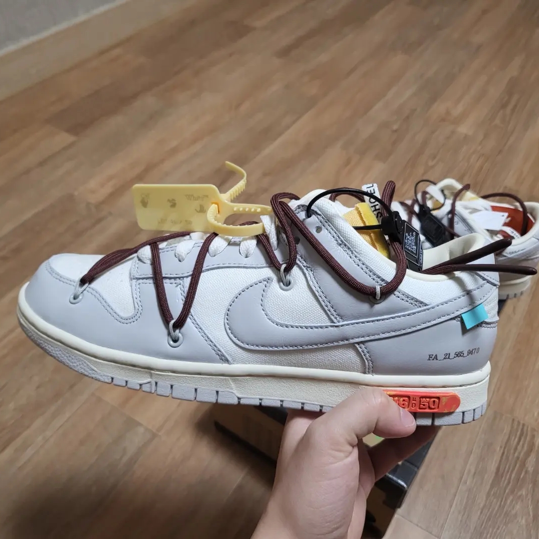 Nike x Off-White Dunk Low The 50 - Lot 46 착용 스타일