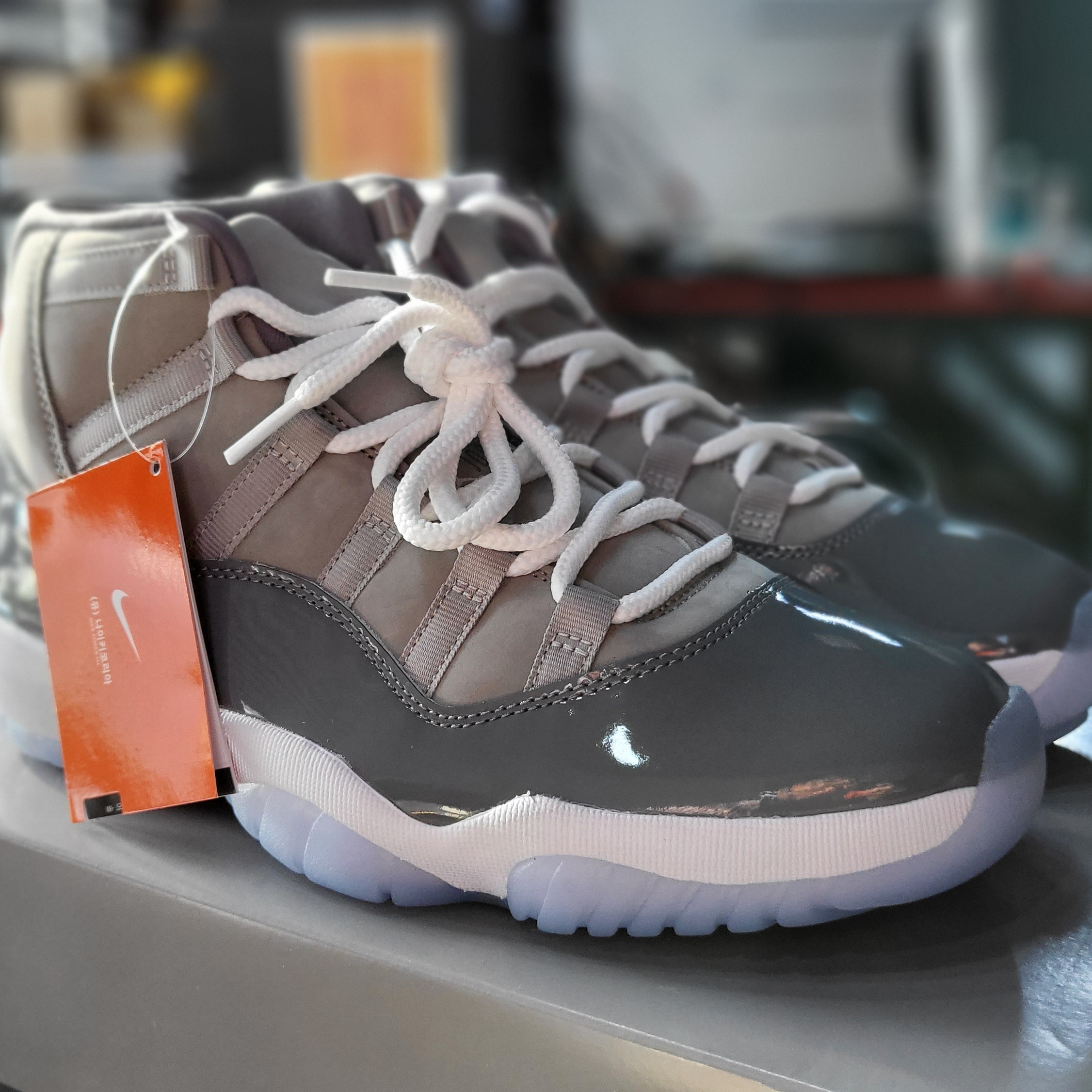 Nike Big Swoosh Full Zip Jacket Light Soft Pink Pink Oxford, Jordan 11 Retro Cool Grey 2021 착용 스타일 - 2