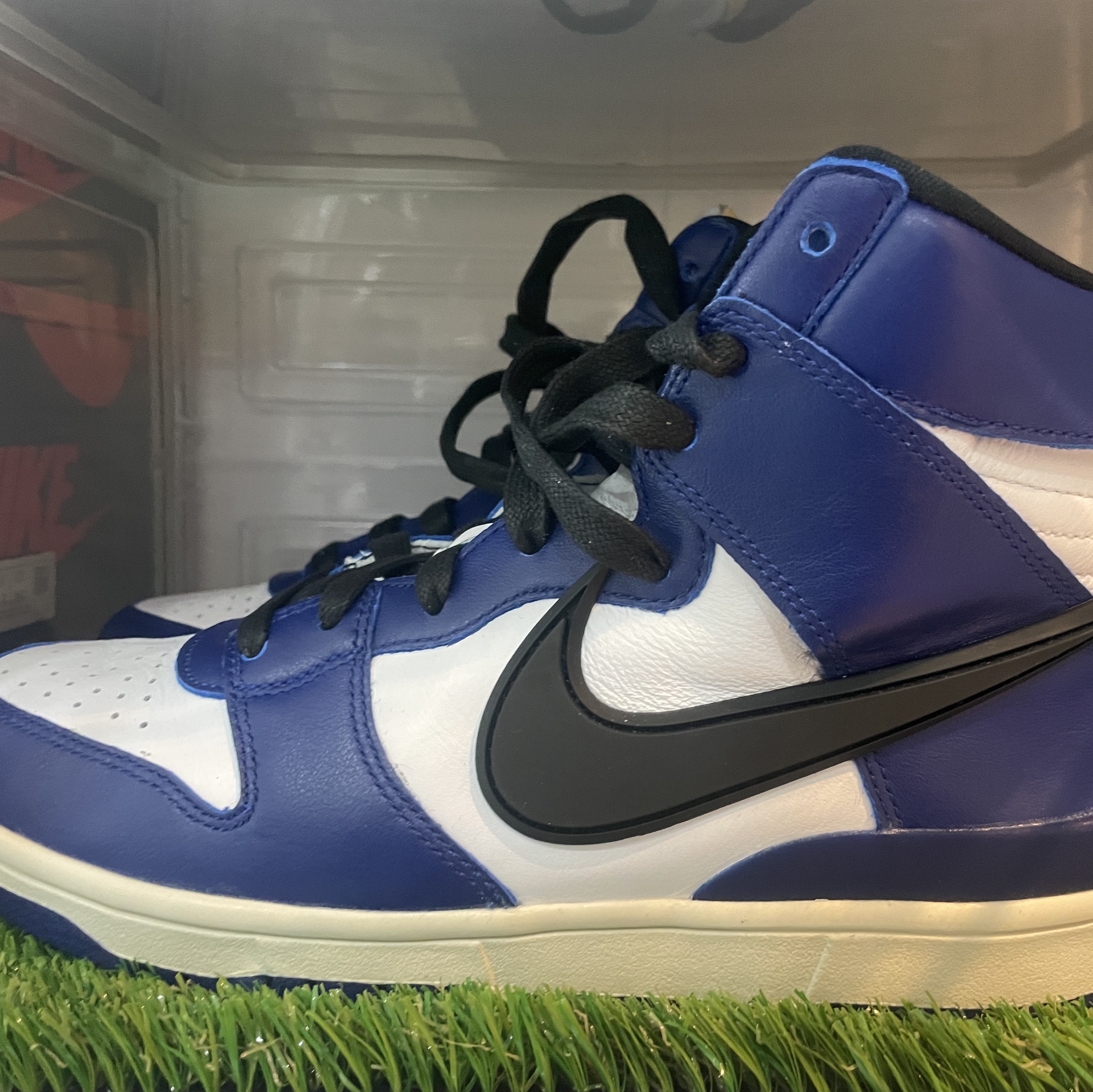 Nike x Ambush Dunk High Deep Royal Blue 착용 스타일