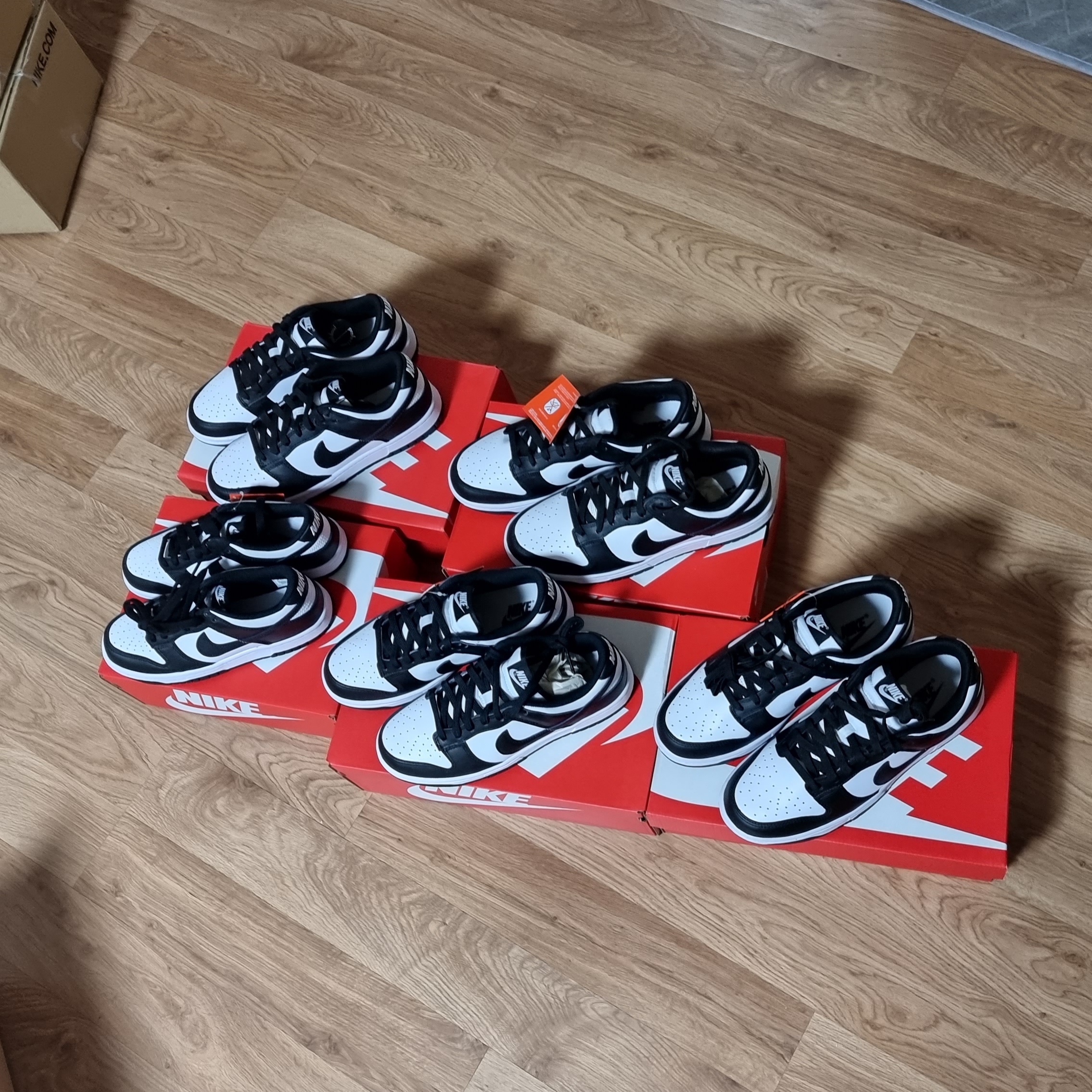 Nike Dunk Low Retro Black, (W) Nike Dunk Low Black 착용 스타일