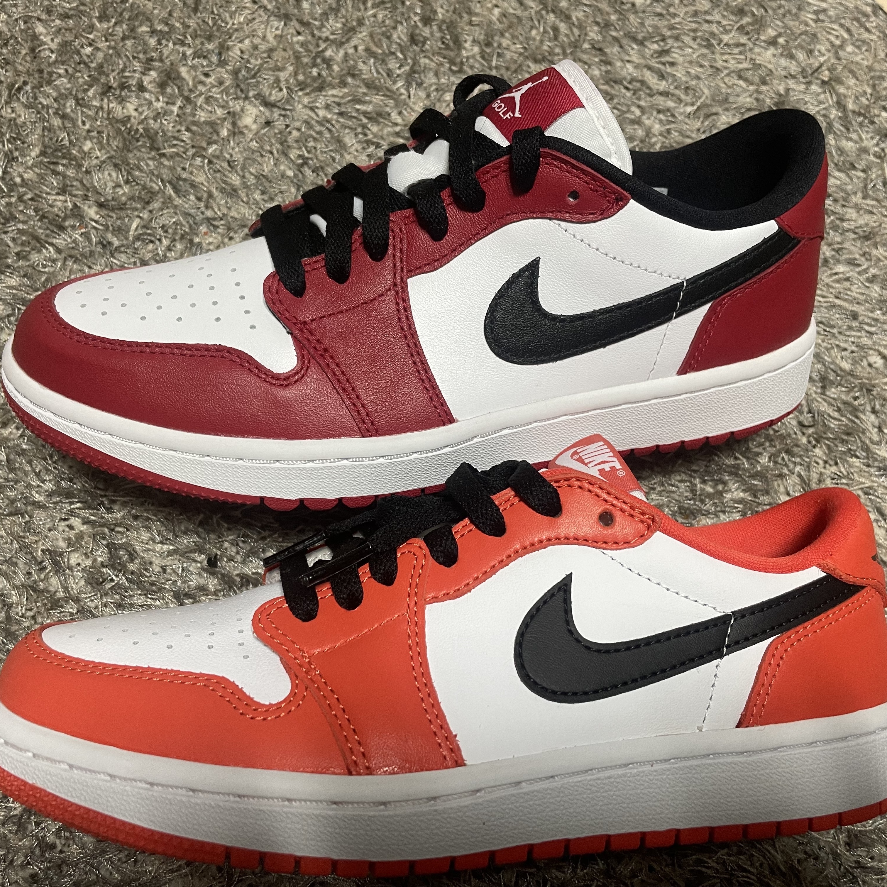 Jordan 1 Low Golf Chicago, Jordan 1 Retro High OG Dark Marina Blue 착용 스타일 - 3