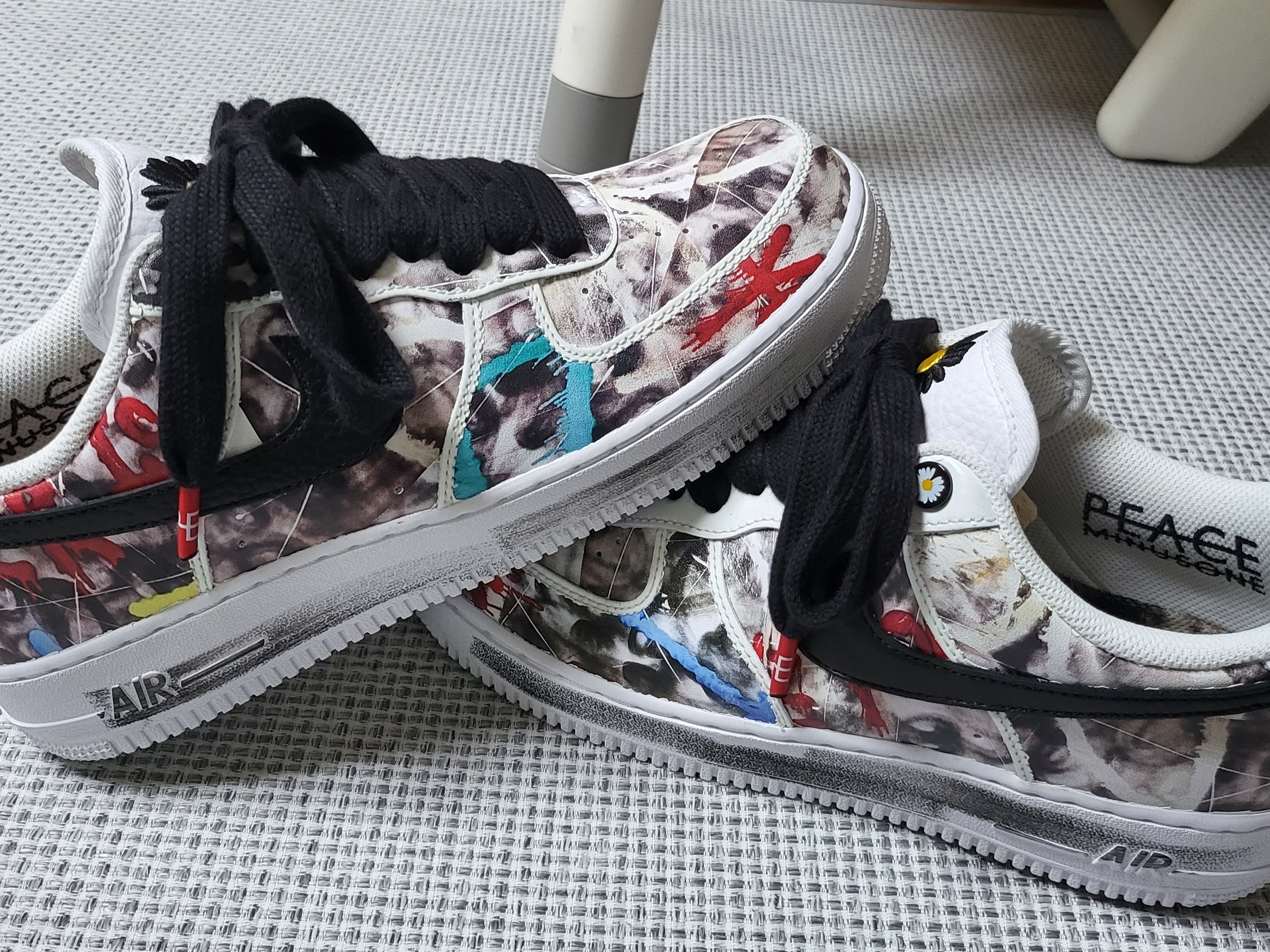 Nike x Peaceminusone Air Force 1 Low Para-Noise 2.0 착용 스타일 - 1