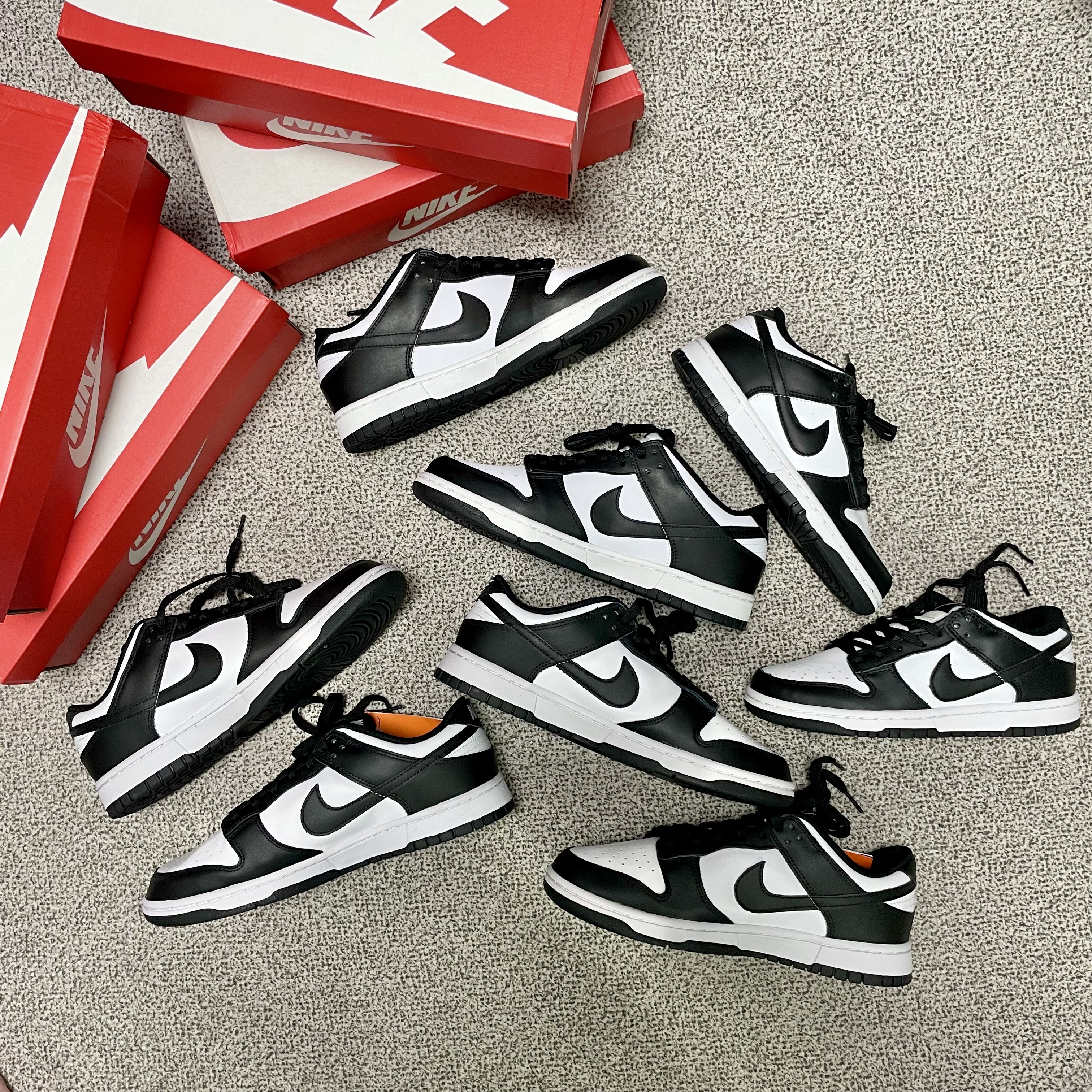 Nike Dunk Low Retro Black, (W) Nike Dunk Low Black 착용 스타일