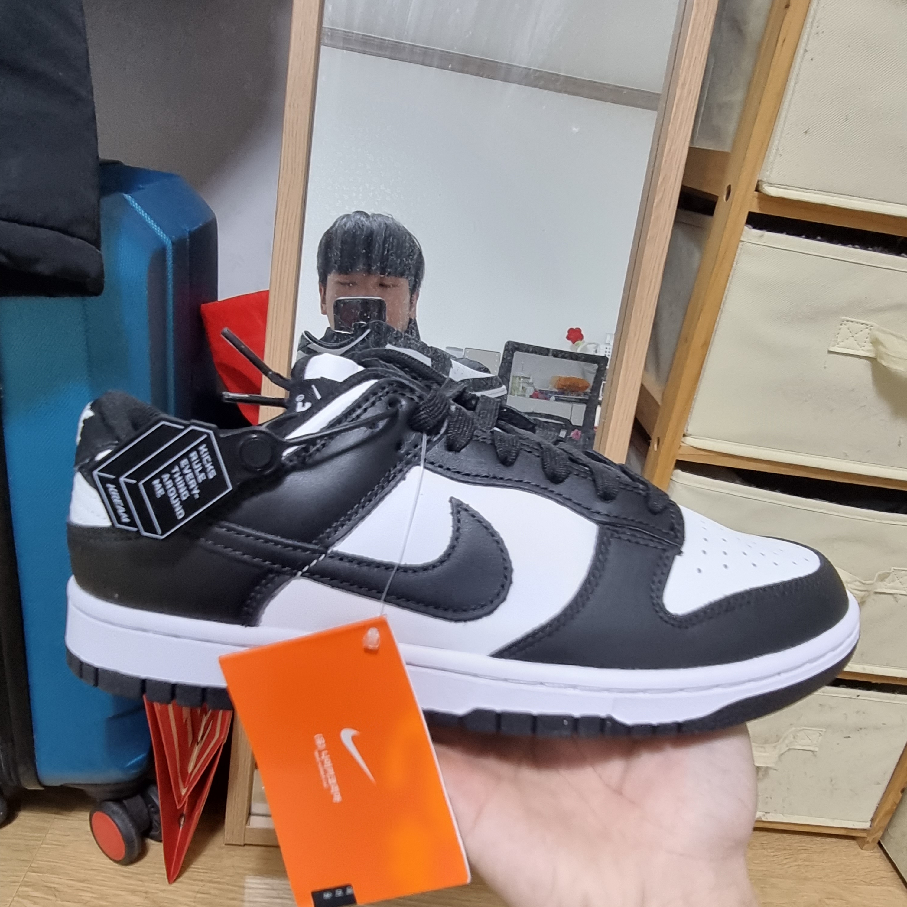 Nike Dunk Low Retro Black 착용 스타일