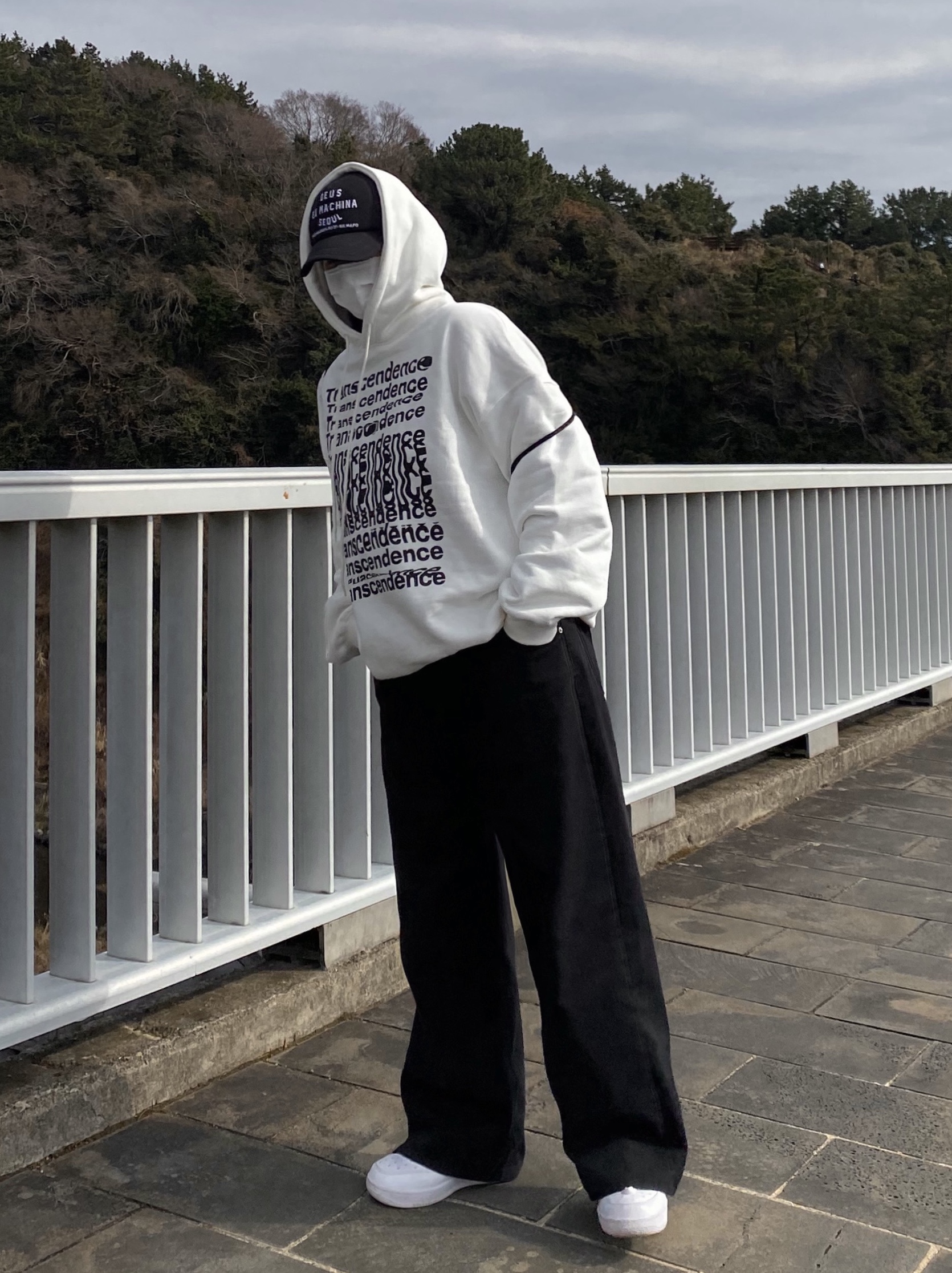 (W) Nike Air Force 1 '07 Low White 착용 스타일 - 1