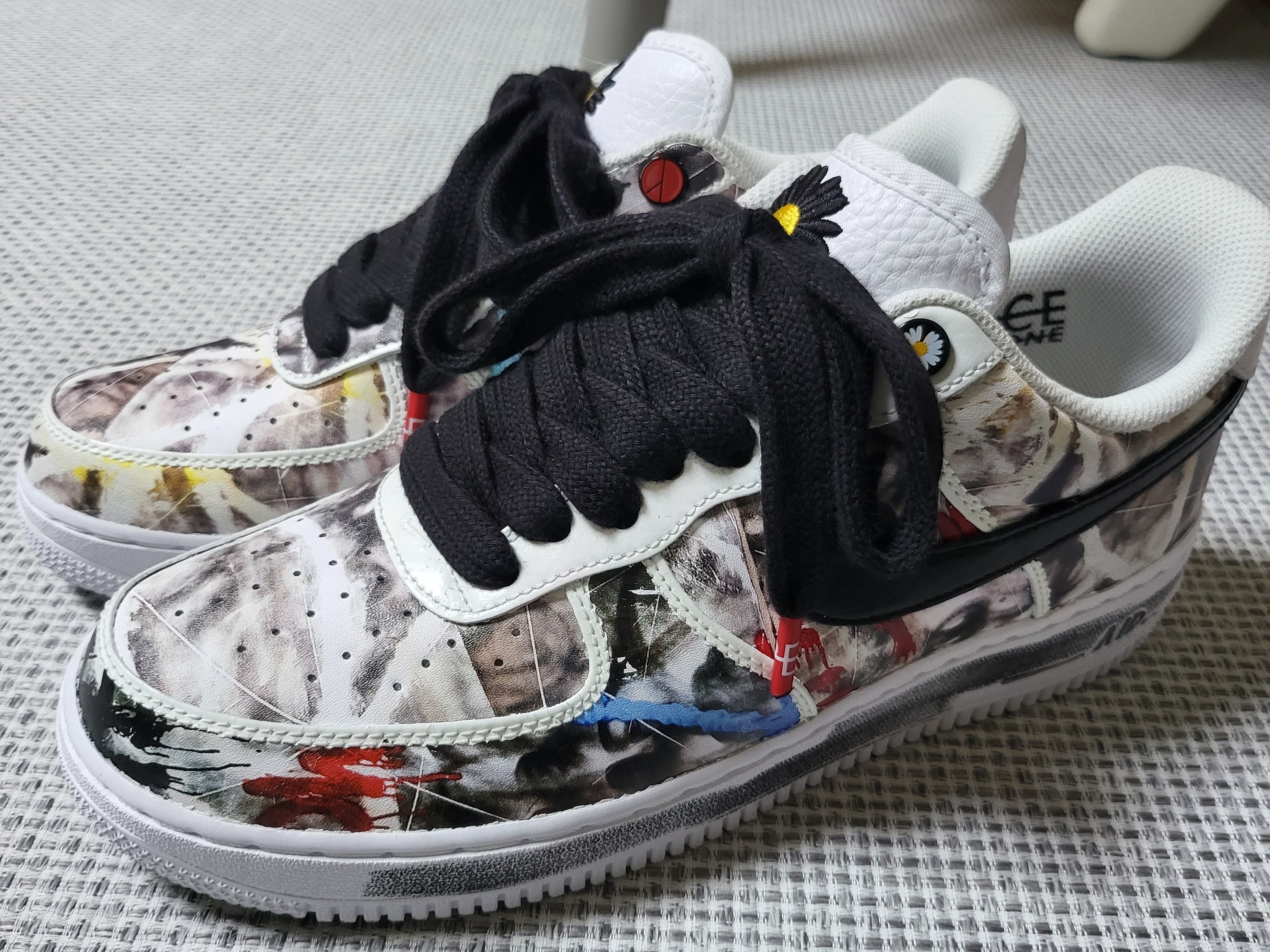 Nike x Peaceminusone Air Force 1 Low Para-Noise 2.0 착용 스타일 - 3