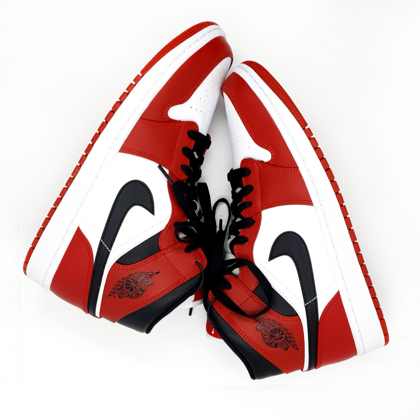 Jordan 1 Mid Chicago 2020, Jordan 1 Retro High OG Chicago 2015 착용 스타일 - 1