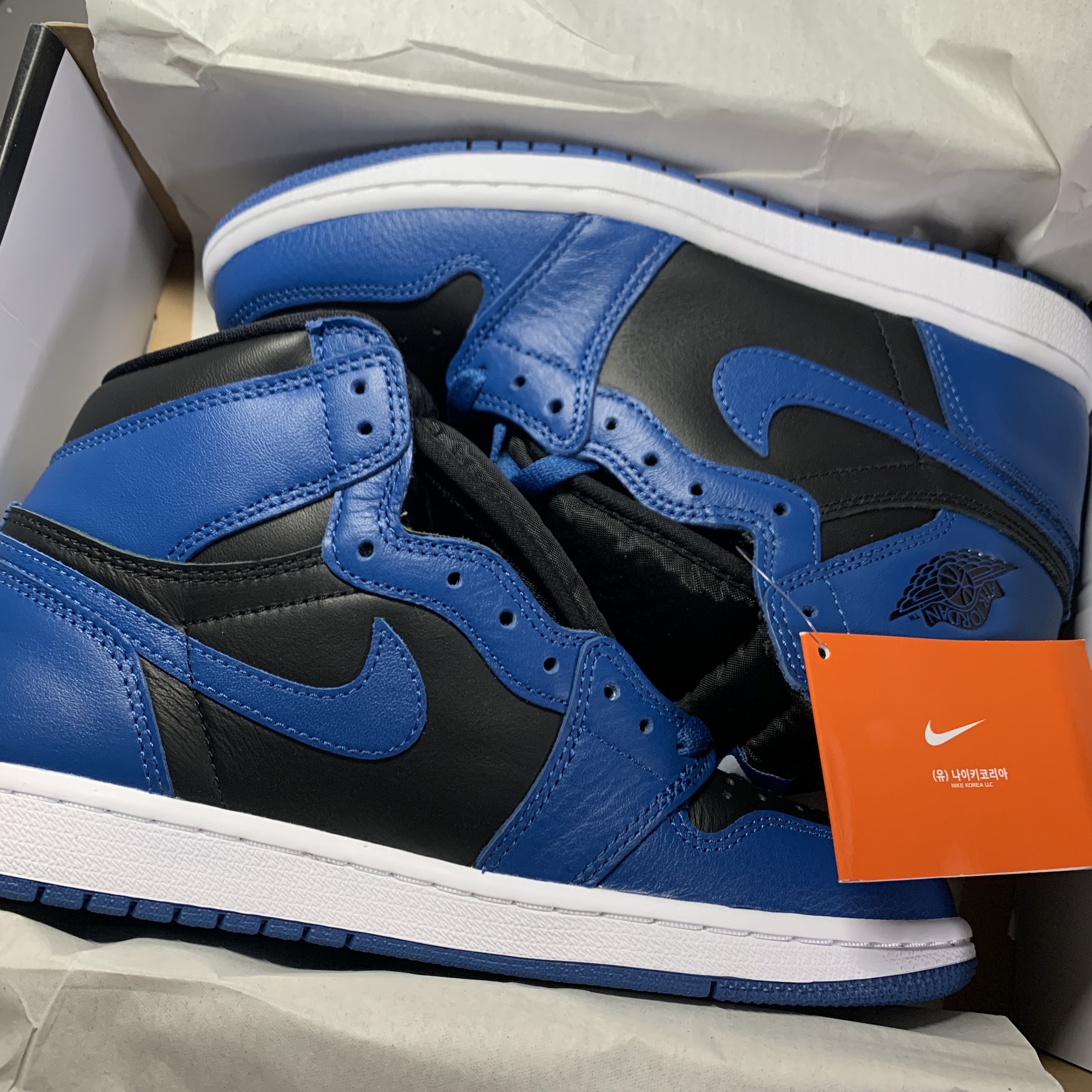 Jordan 1 Retro High OG Dark Marina Blue 착용 스타일