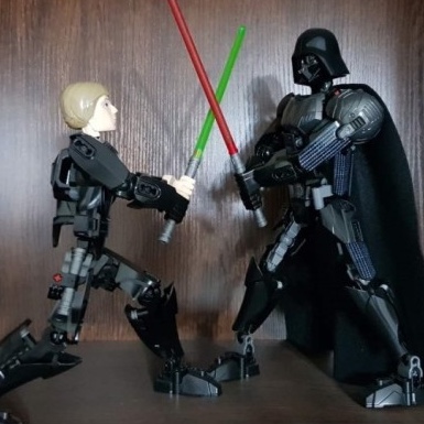 Lego Star Wars Luke Skywalker, Lego Star Wars Darth Vader 착용 스타일