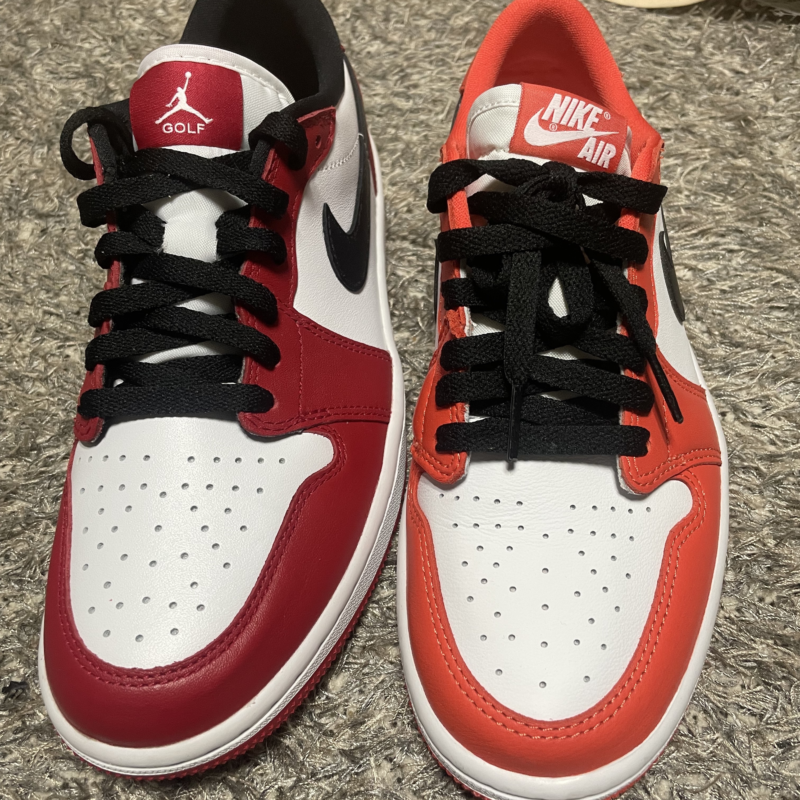 Jordan 1 Low Golf Chicago, Jordan 1 Retro High OG Dark Marina Blue 착용 스타일 - 2