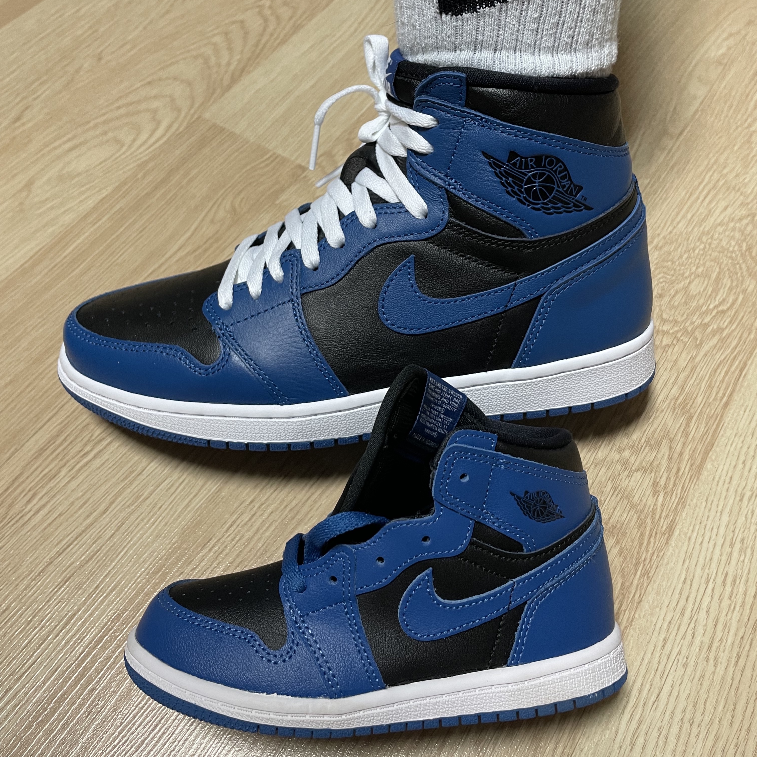 Jordan 1 Retro High OG Dark Marina Blue, (TD) Jordan 1 Retro High OG Dark Marina Blue 착용 스타일 - 1