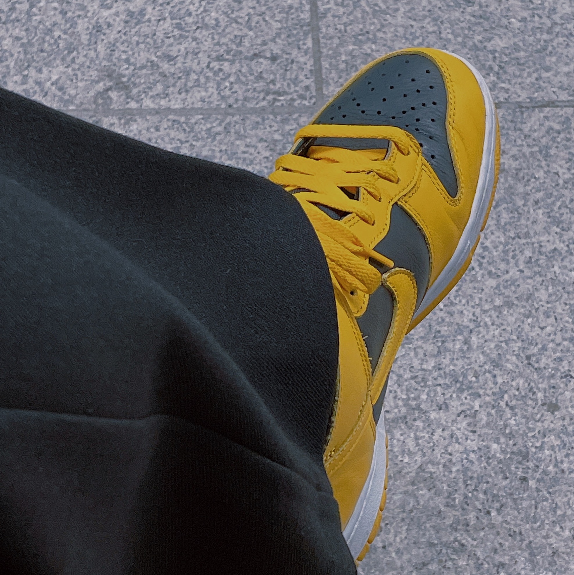 (PS) Nike Dunk High SP Varsity Maize 착용 스타일