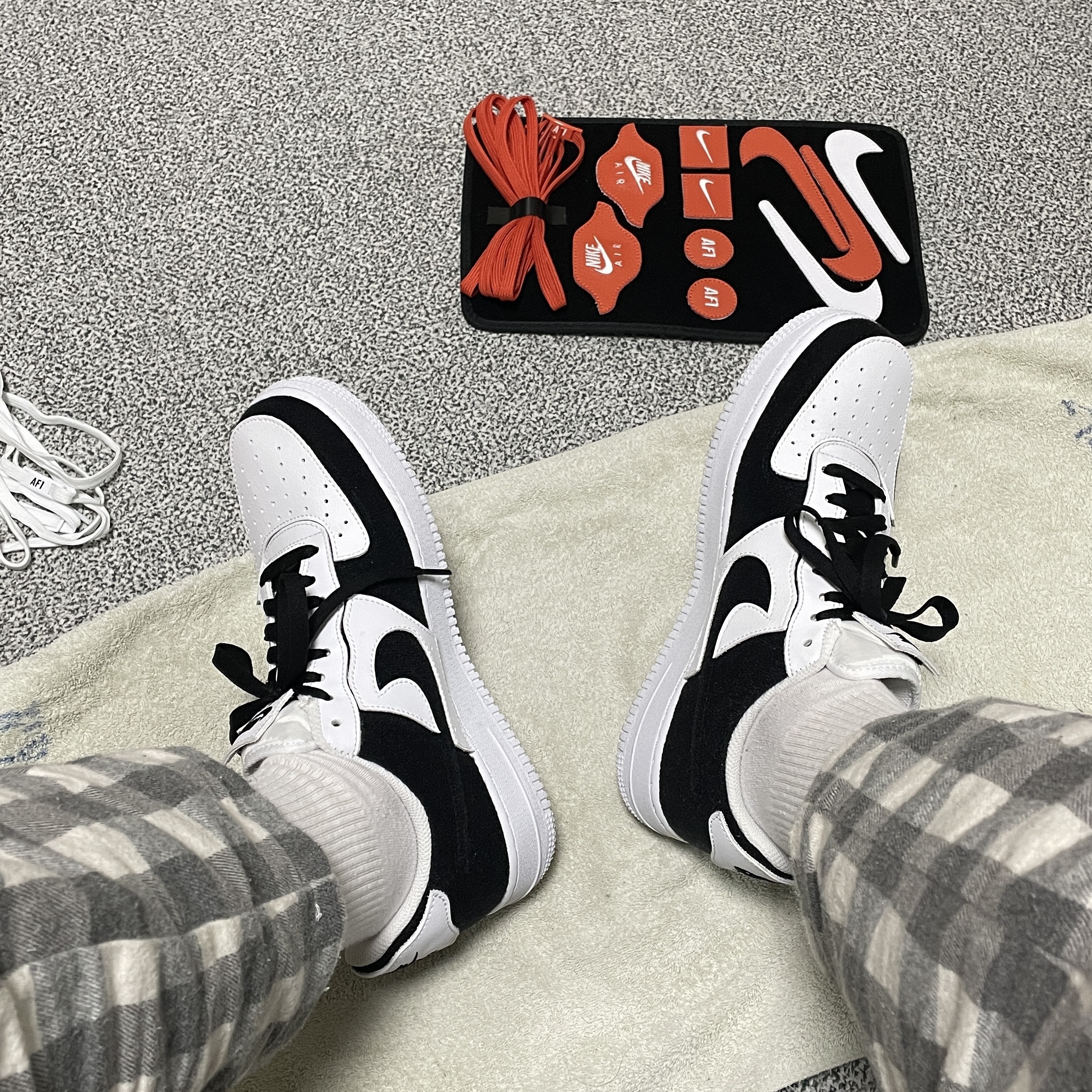 Nike Air Force 1/1 Cosmic Clay 착용 스타일 - 1