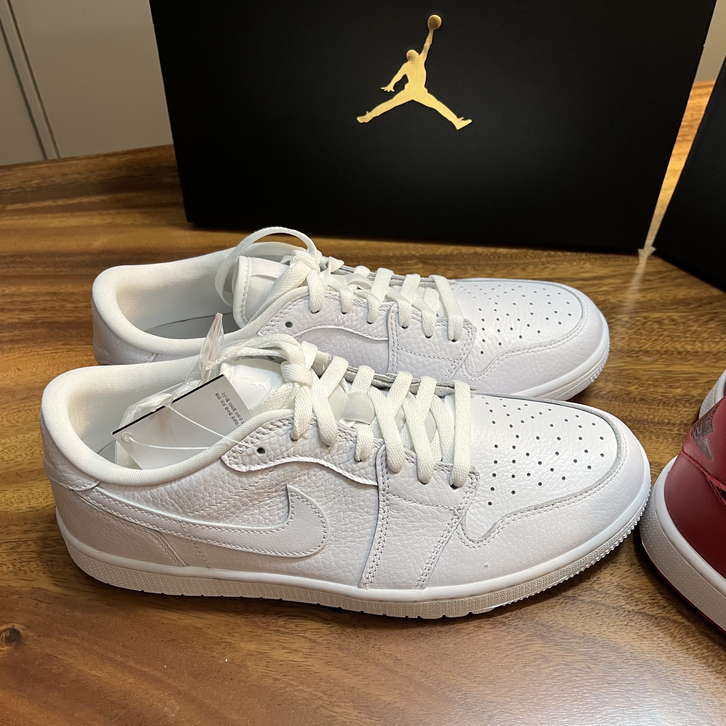 Jordan 1 Low Golf Chicago, Jordan 1 Low Golf Triple White 착용 스타일 - 3