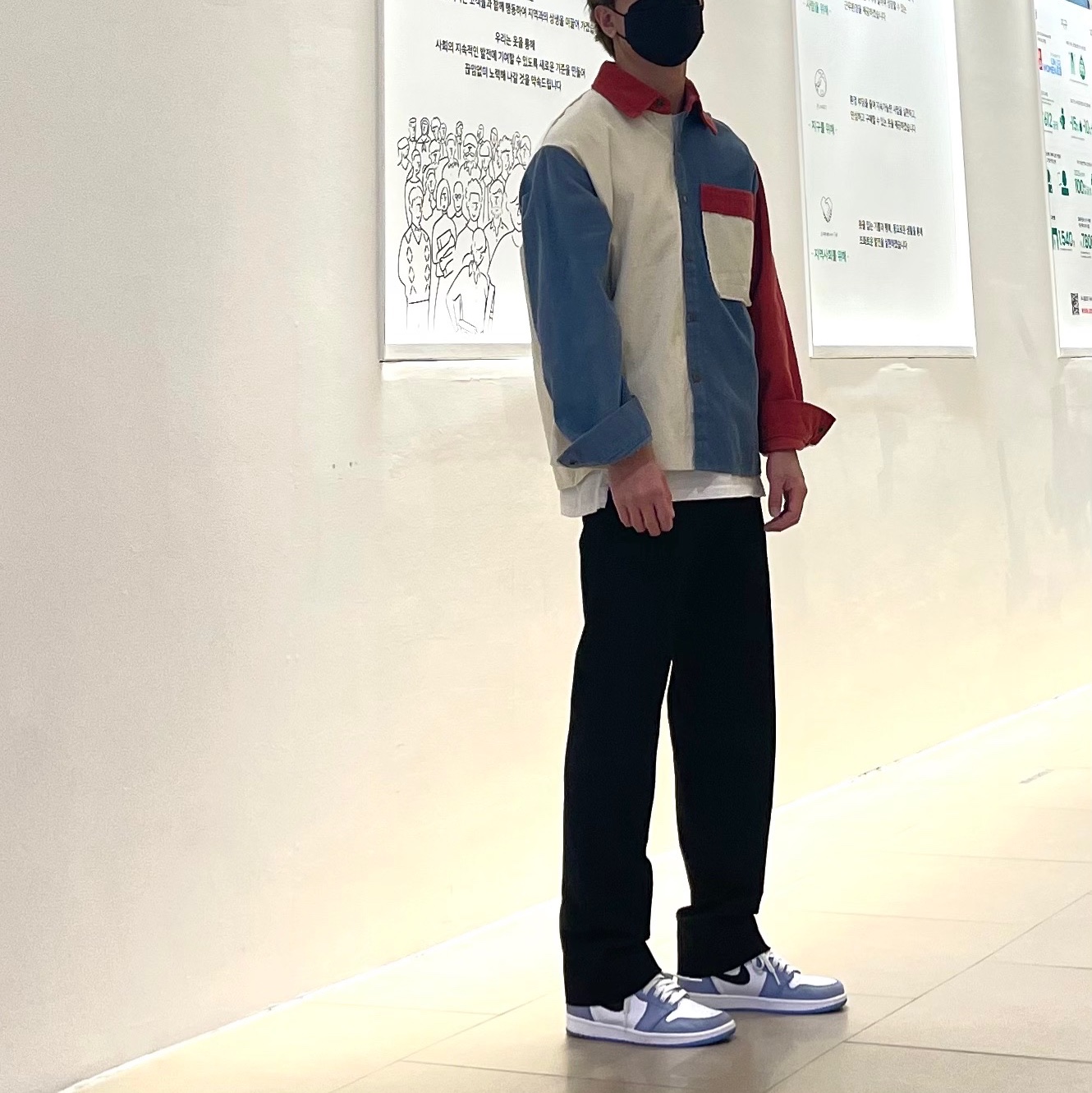 Jordan 1 Retro High OG University Blue 착용 스타일