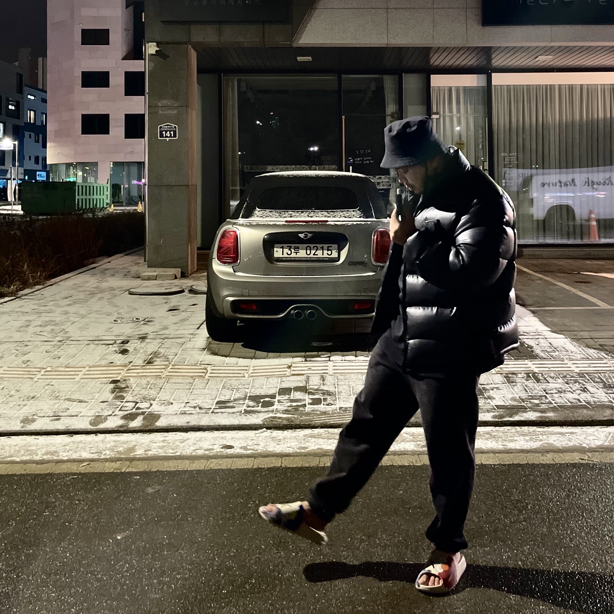 Nike x Drake Nocta Puffer Jacket Black - US/EU 착용 스타일