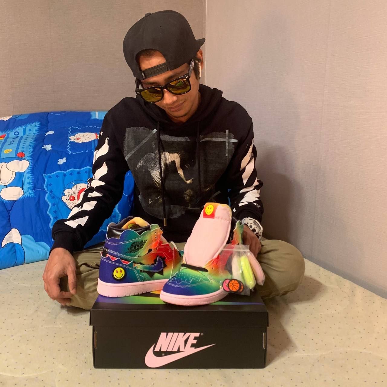 Jordan 1 x J Balvin Retro High OG 착용 스타일