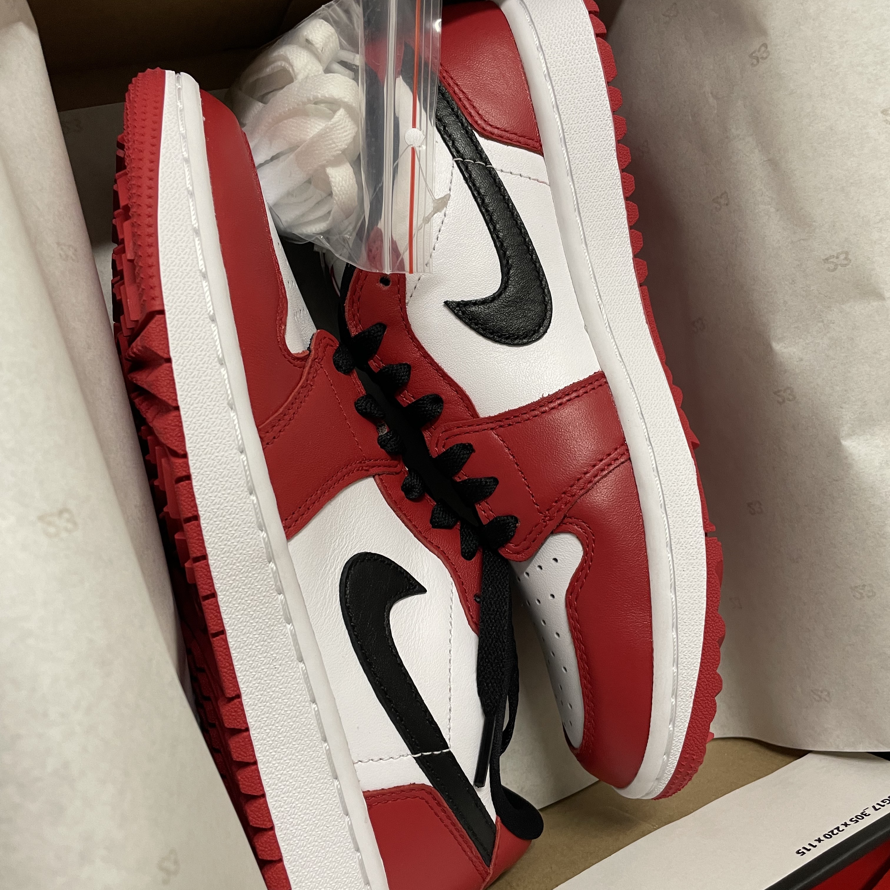 Jordan 1 Low Golf Chicago, Nike Dunk Low Retro Black 착용 스타일 - 1