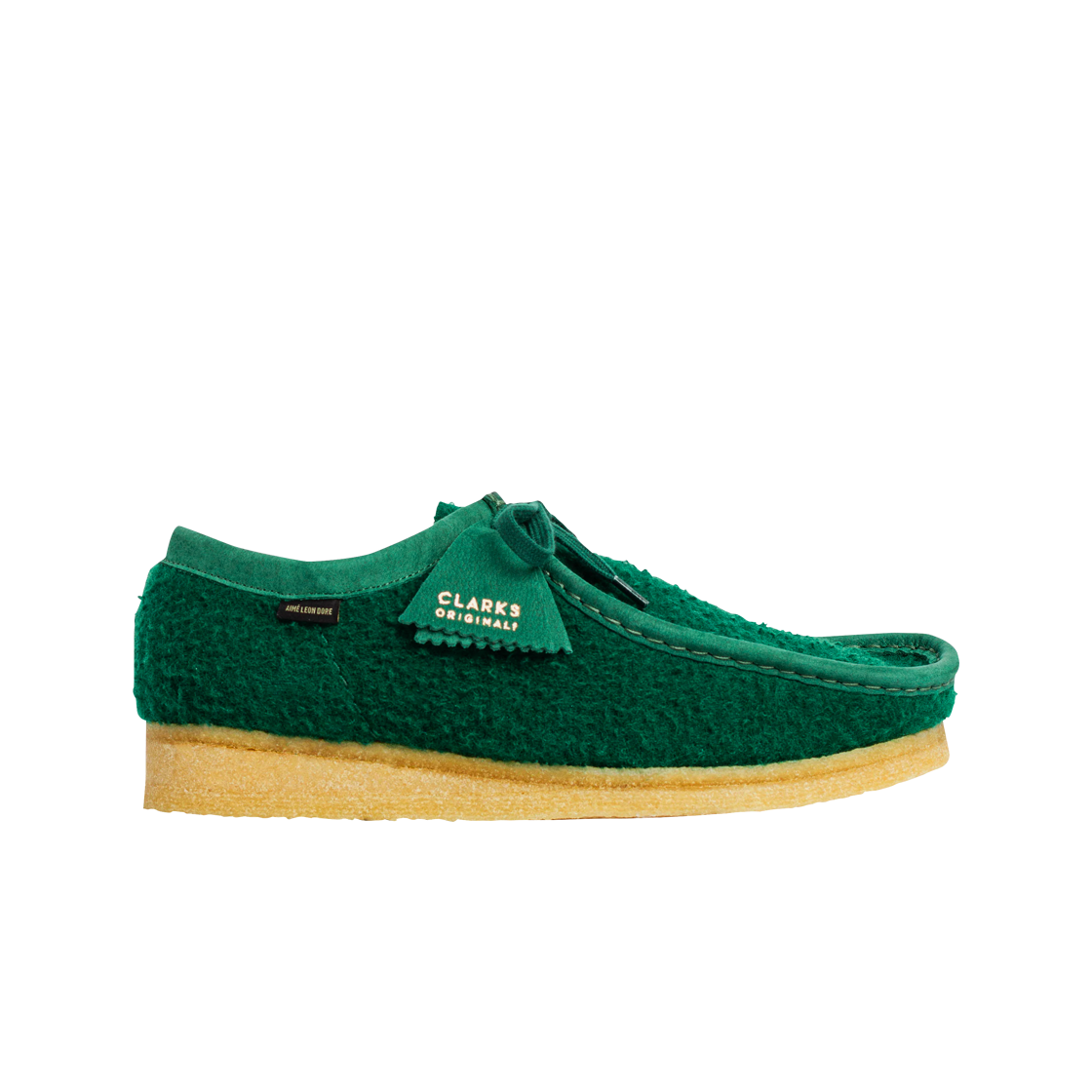 클락스 x 에메 레온 도르 왈라비 카센티노 울 다크 그린(Clarks x Aime Leon Dore Wallabee Casentino Wool Dark Green)