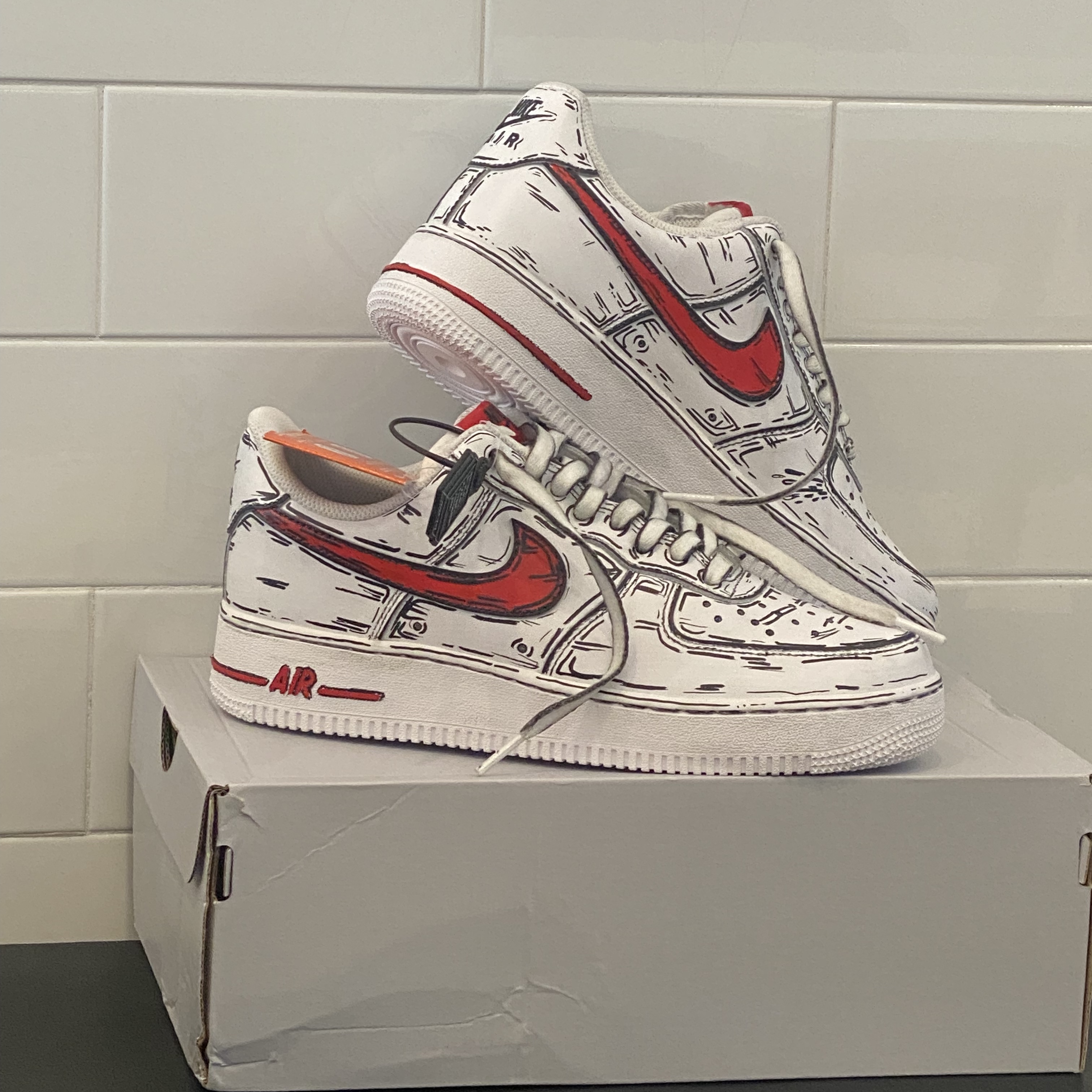 Nike Air Force 1 '07 Low White 착용 스타일 - 5