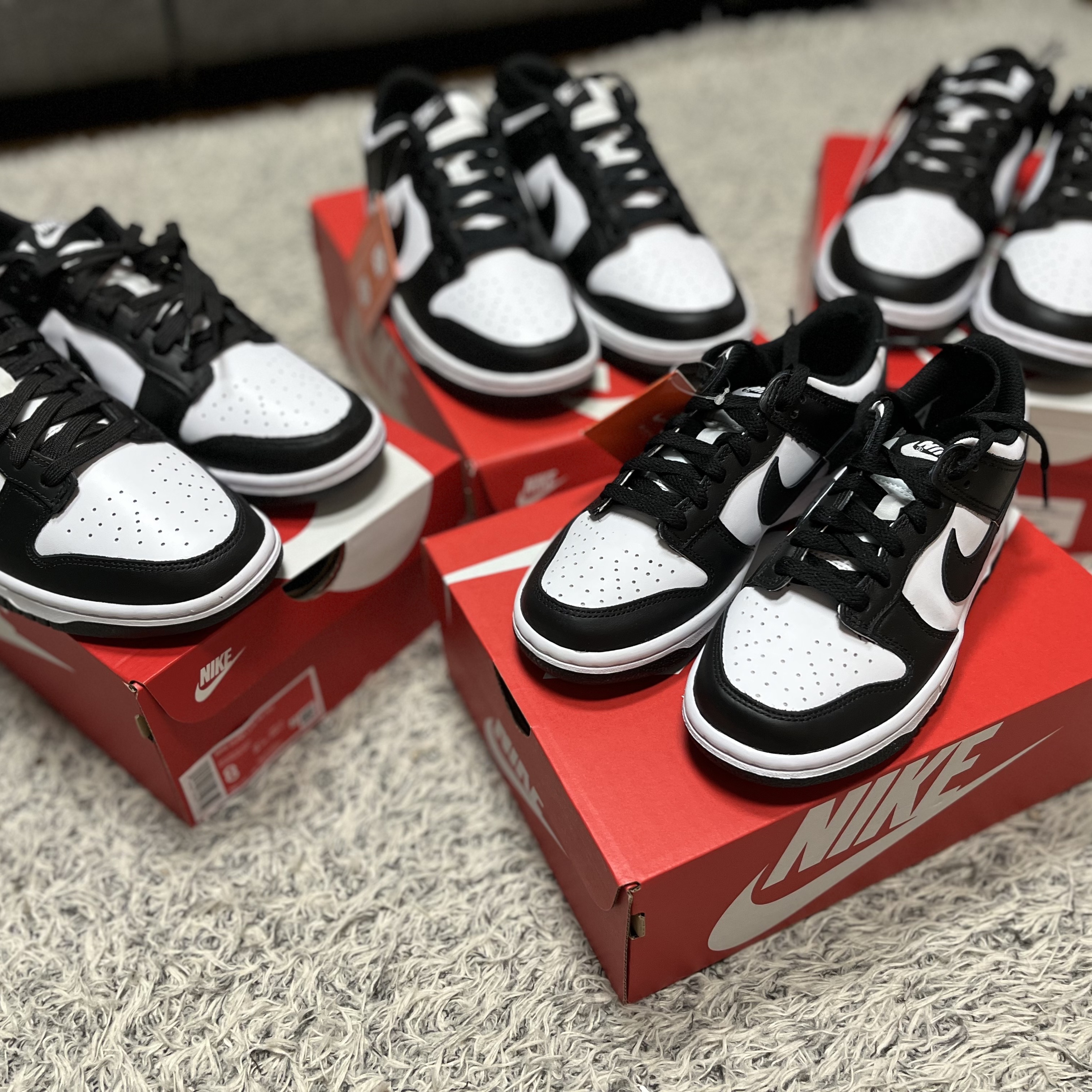(GS) Nike Dunk Low Black, Nike Dunk Low Retro Black 착용 스타일