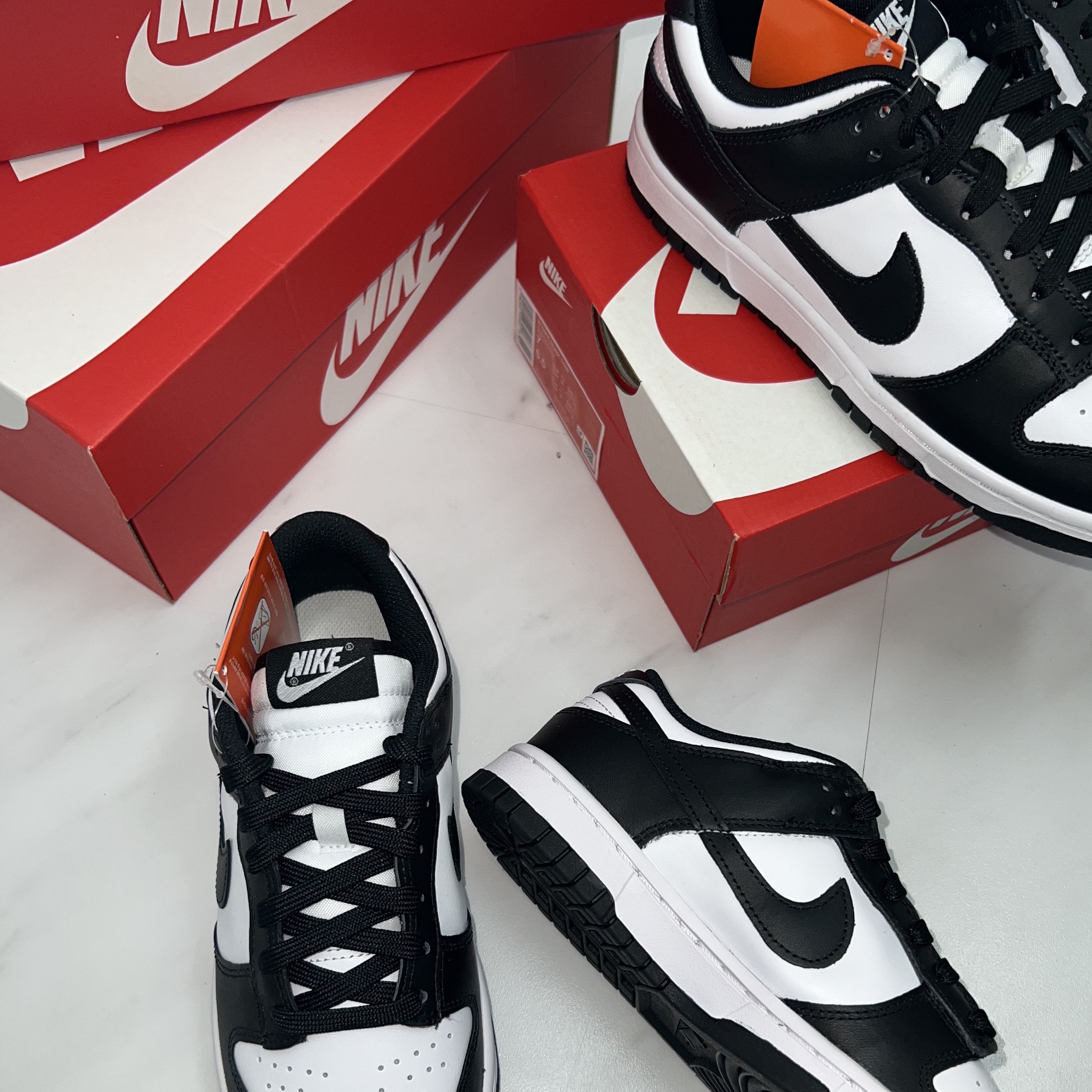Nike Dunk Low Retro Black, (W) Nike Dunk Low Black 착용 스타일
