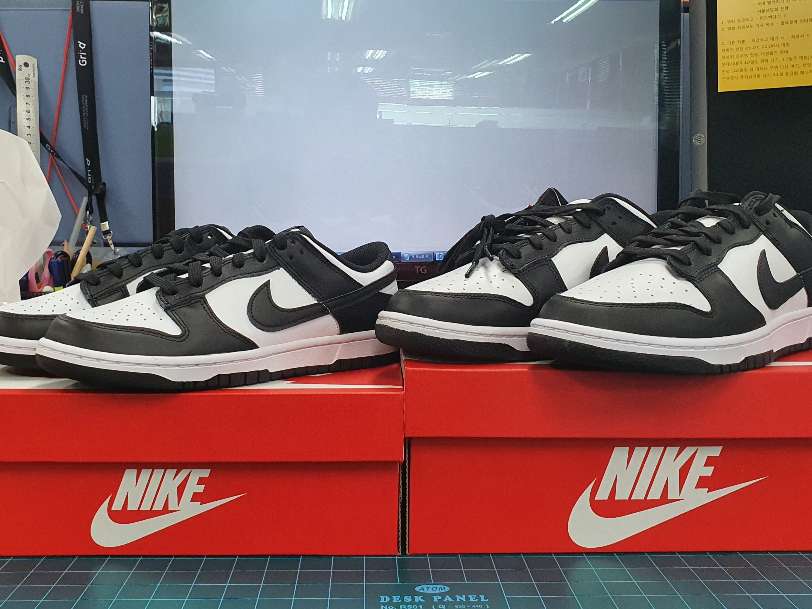 Nike Dunk Low Retro Black, (W) Nike Dunk Low Black 착용 스타일