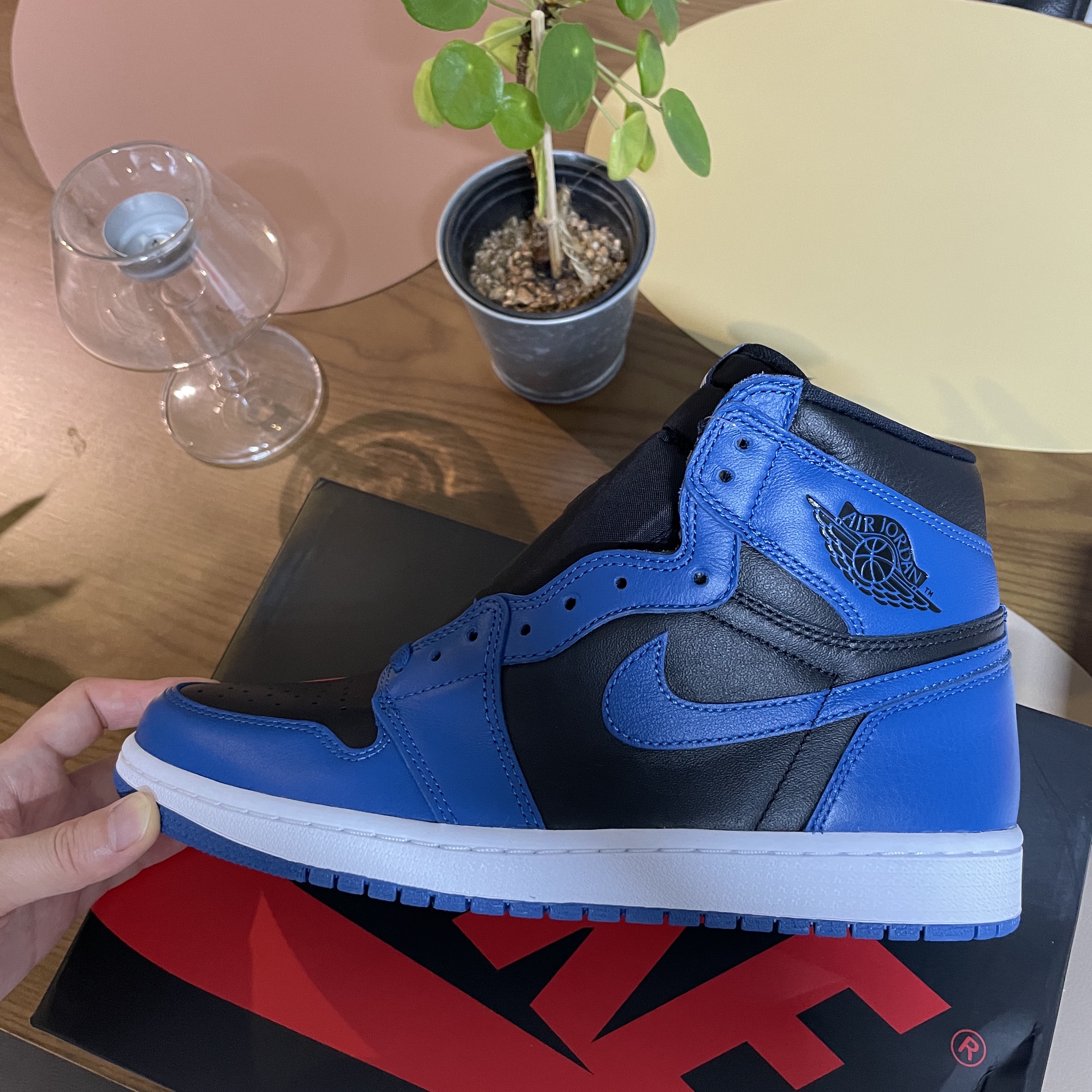 Jordan 1 Retro High OG Dark Marina Blue 착용 스타일