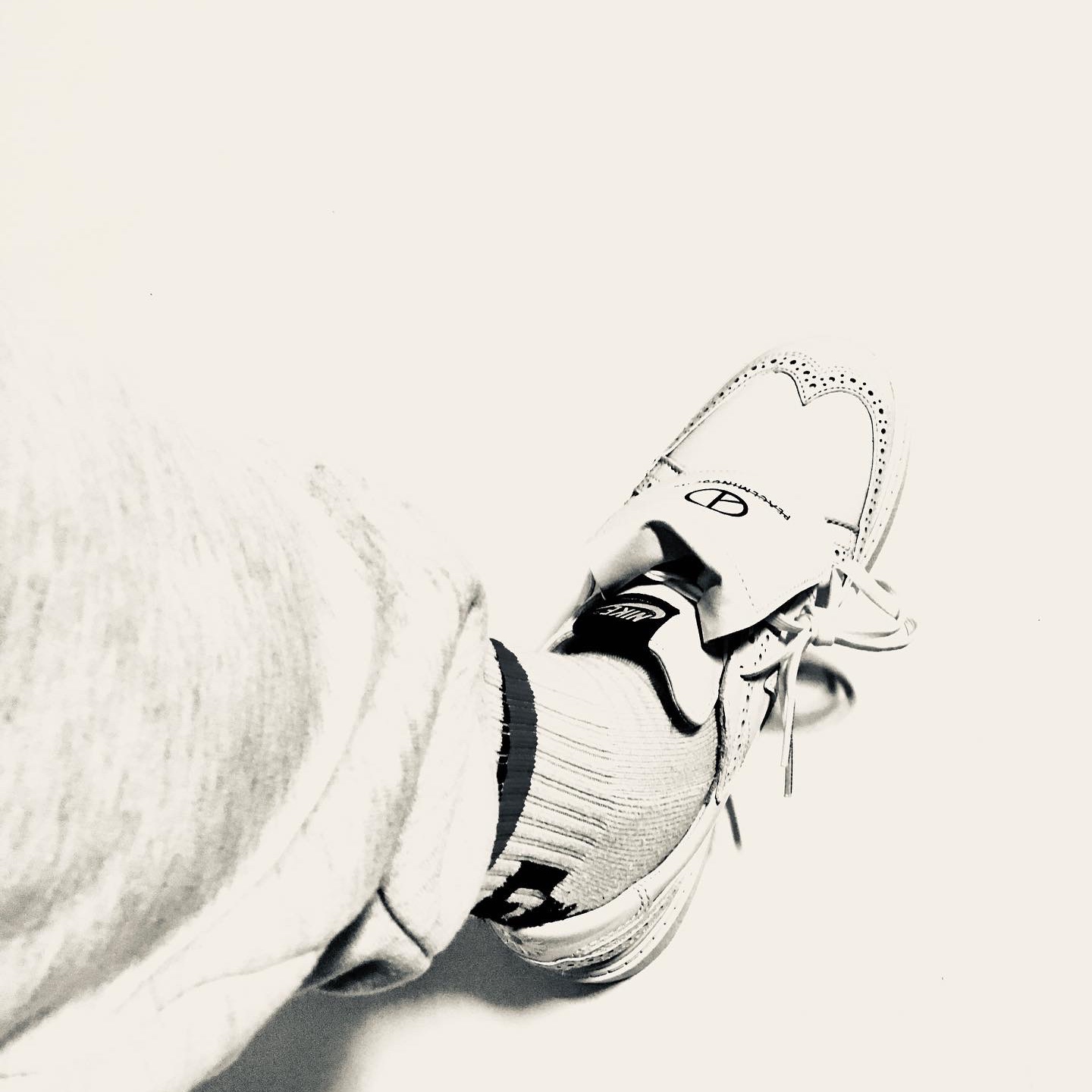 Nike x Peaceminusone Kwondo1 White 착용 스타일 - 3