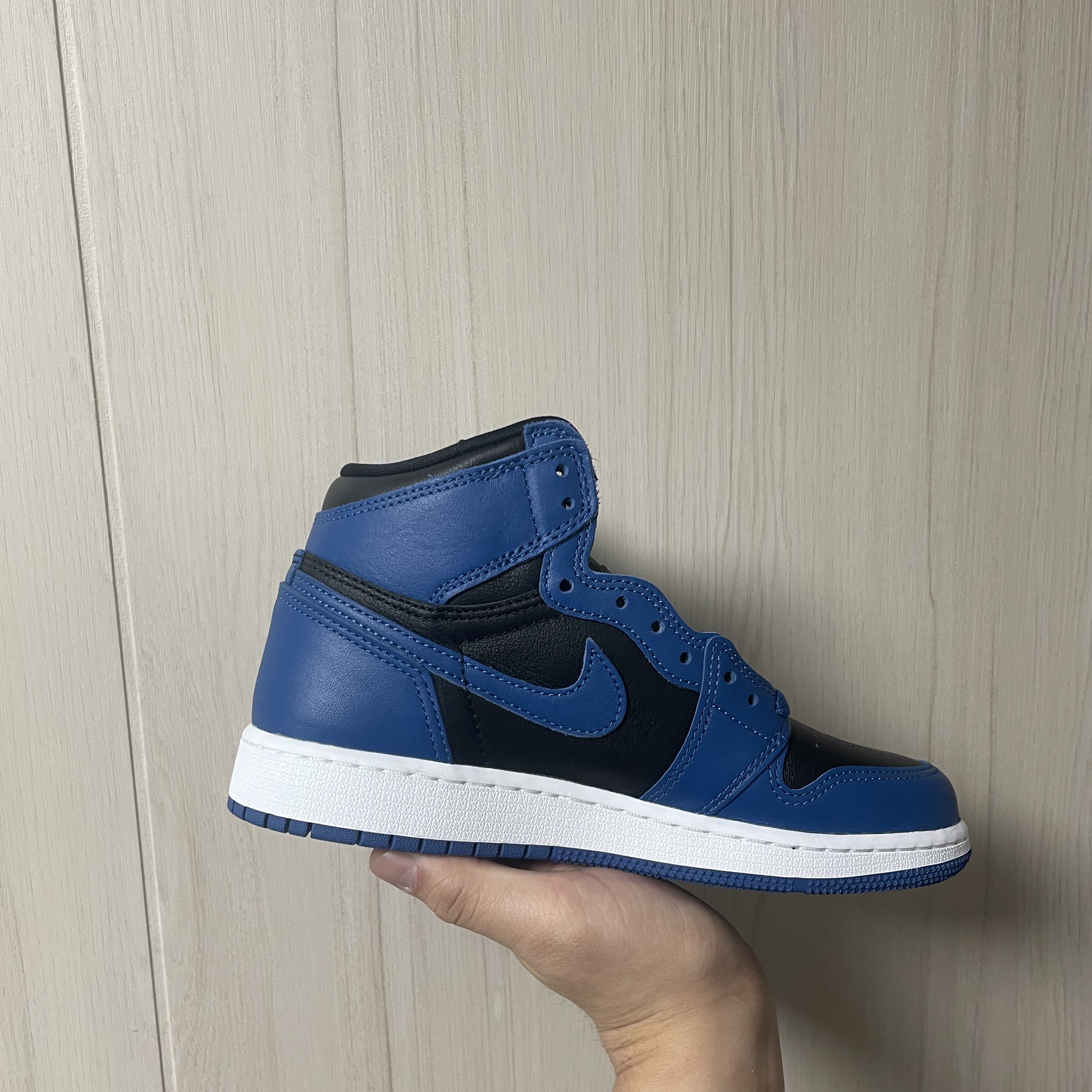 Jordan 1 Retro High OG Dark Marina Blue, (GS) Jordan 1 Retro High OG Dark Marina Blue 착용 스타일