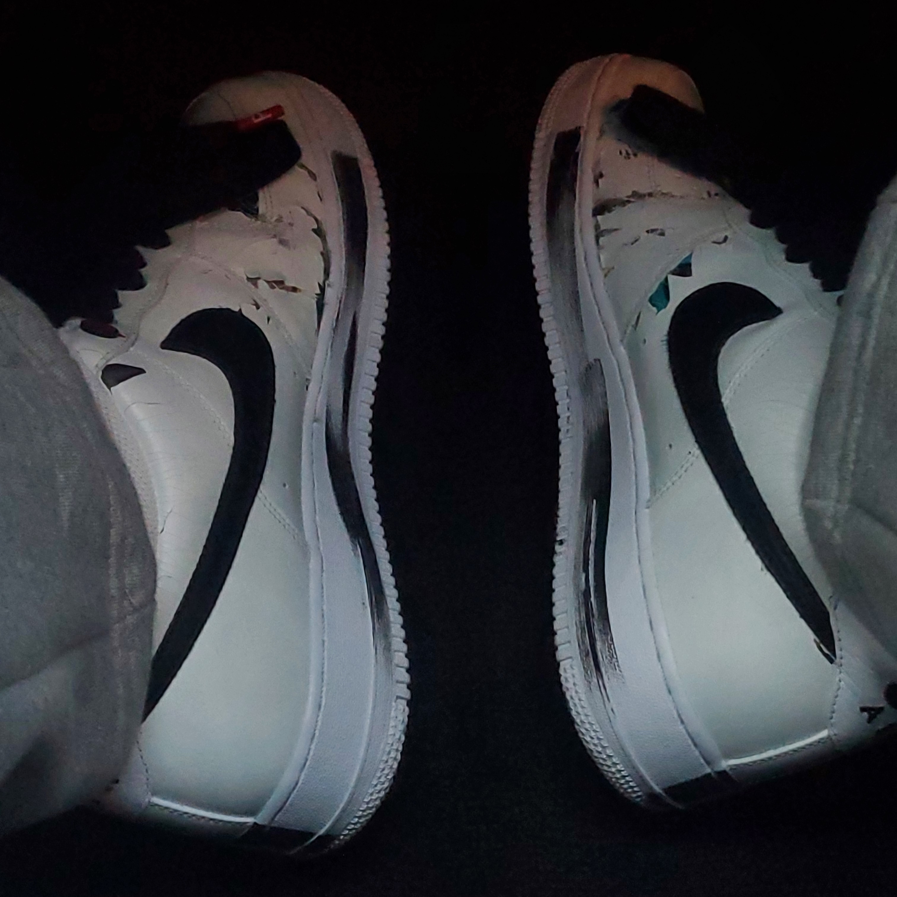Nike x Peaceminusone Air Force 1 Low Para-Noise 2.0 착용 스타일