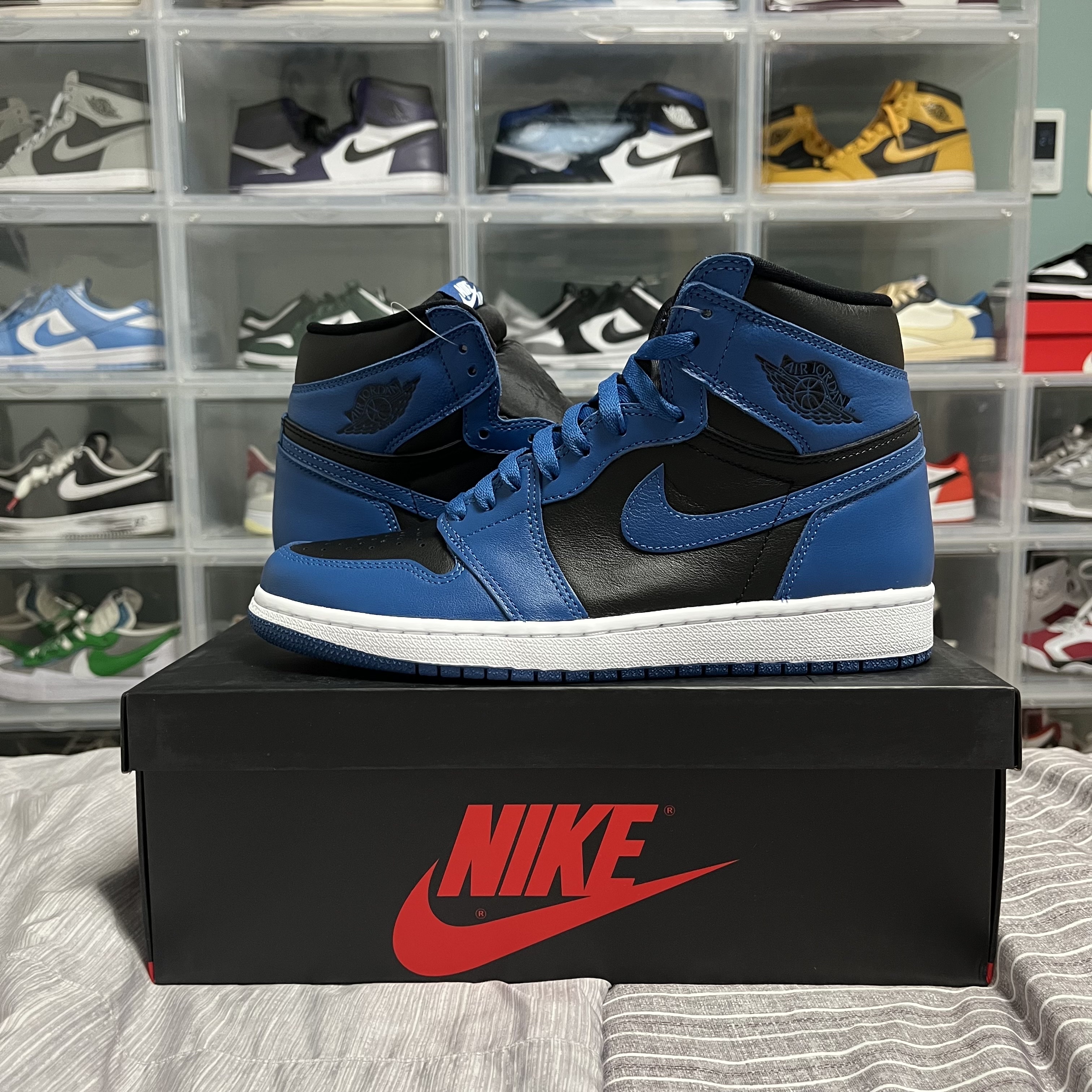 Jordan 1 Retro High OG Dark Marina Blue 착용 스타일