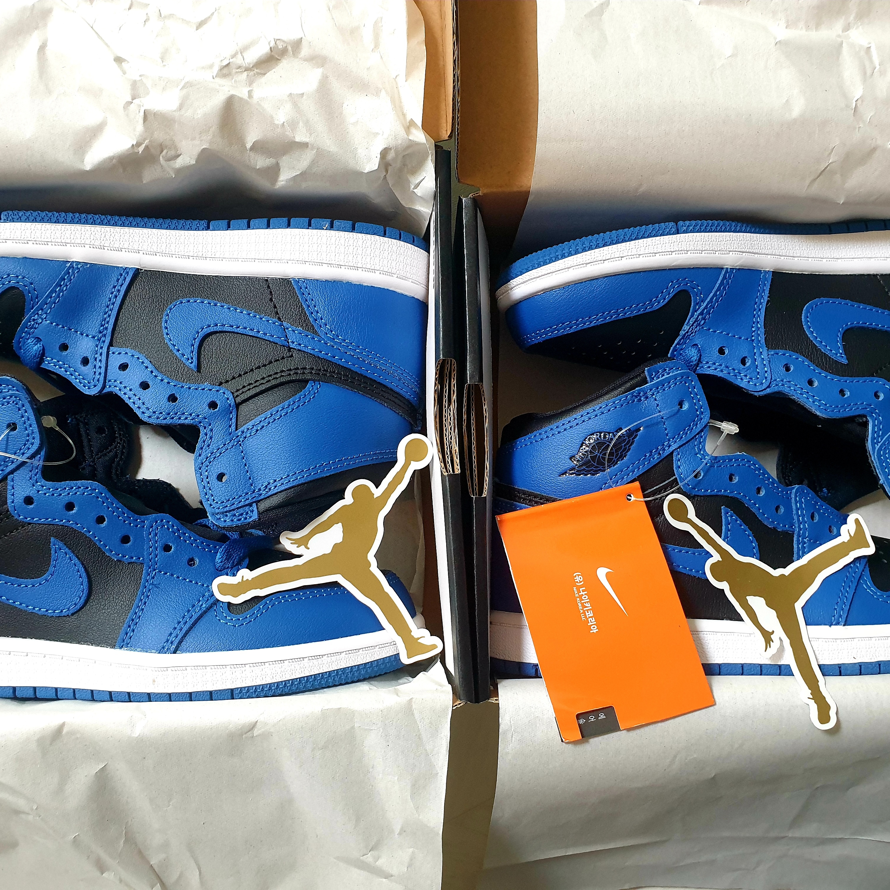 (PS) Jordan 1 Retro High OG Dark Marina Blue 착용 스타일 - 2