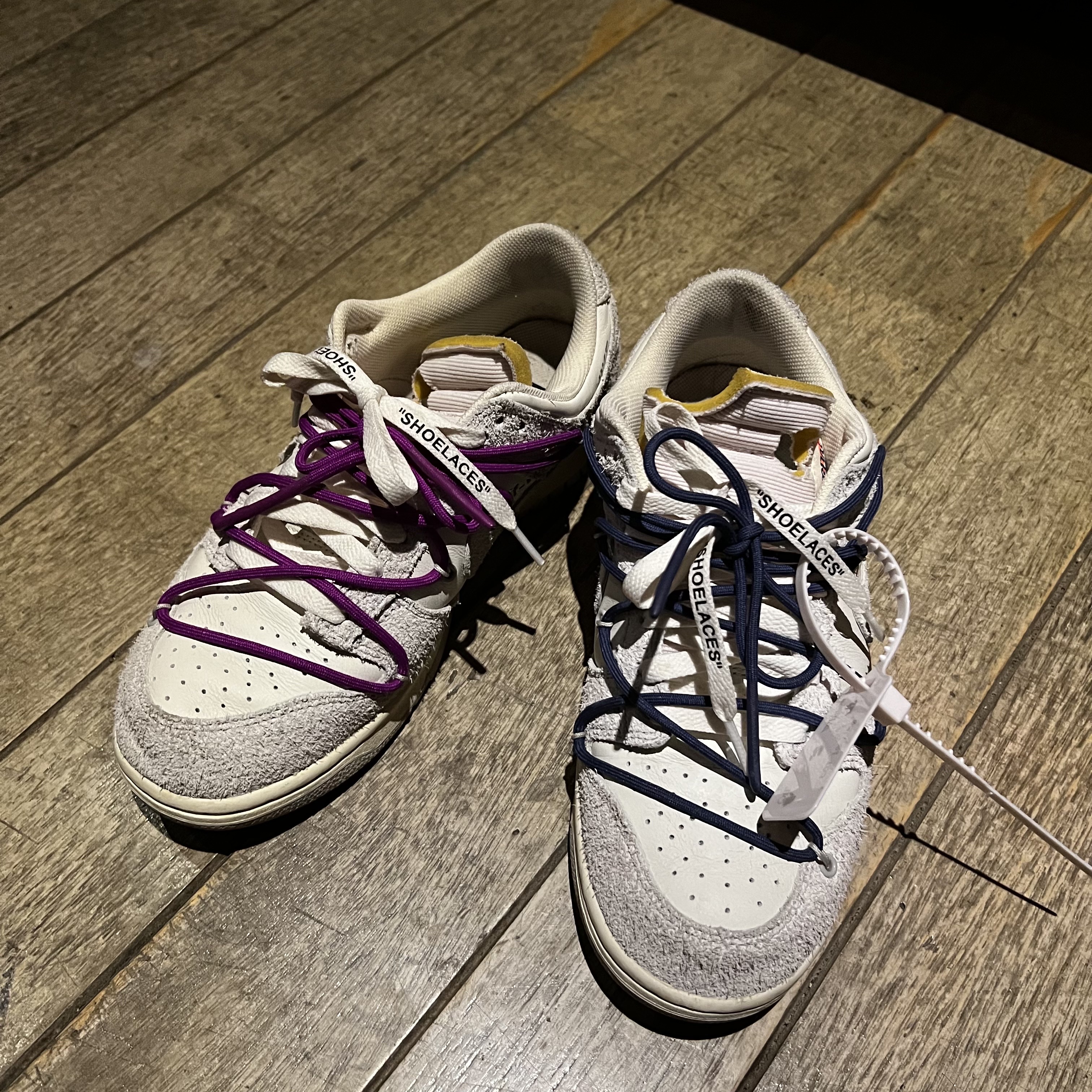 Nike x Off-White Dunk Low The 50 - Lot 18 착용 스타일
